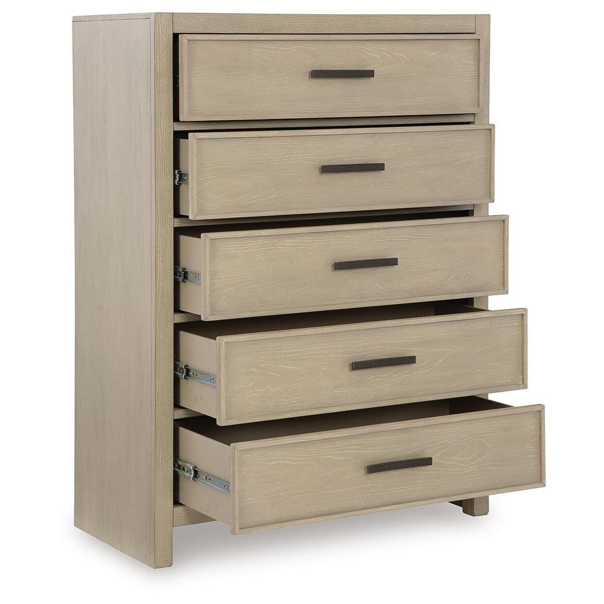  Signature Design by Ashley Calmoro B602-46 Five Drawer Chest IMAGE 3