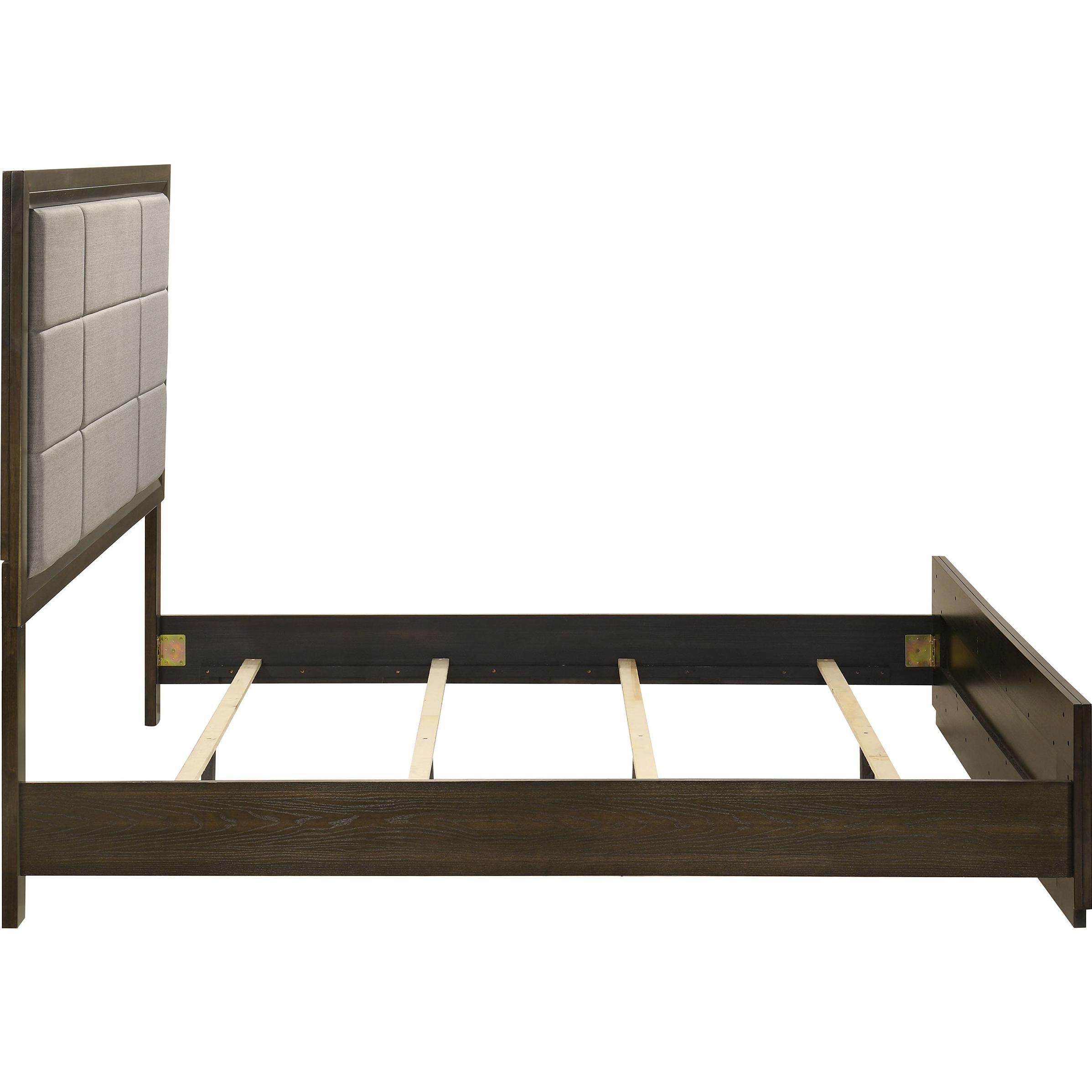  Size_Queen -- Coaster Furniture Atlas Upholstered Panel Bed IMAGE 6