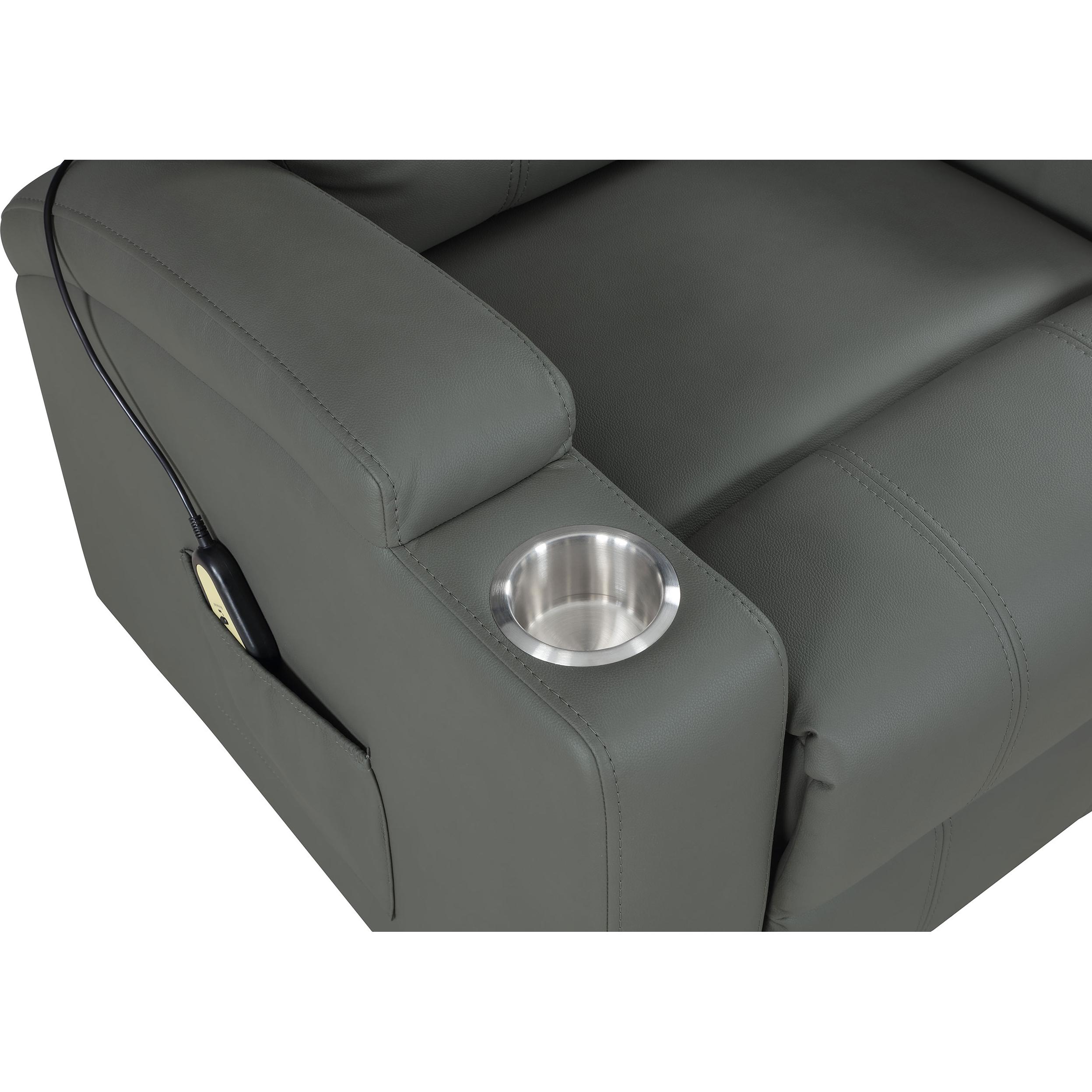  Coaster Furniture Armstrong Leather Look Lift Chair 609478P IMAGE 11