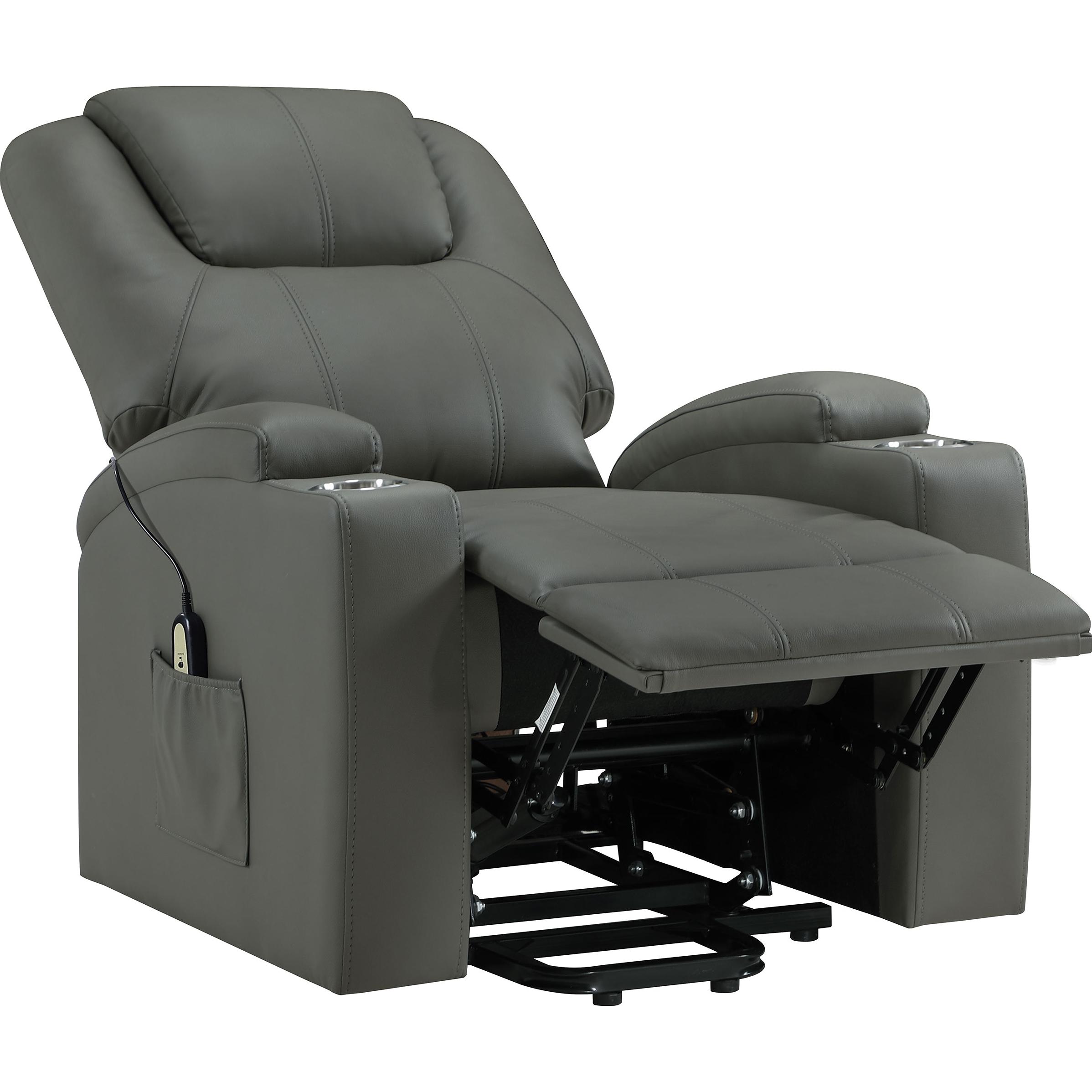  Coaster Furniture Armstrong Leather Look Lift Chair 609478P IMAGE 3