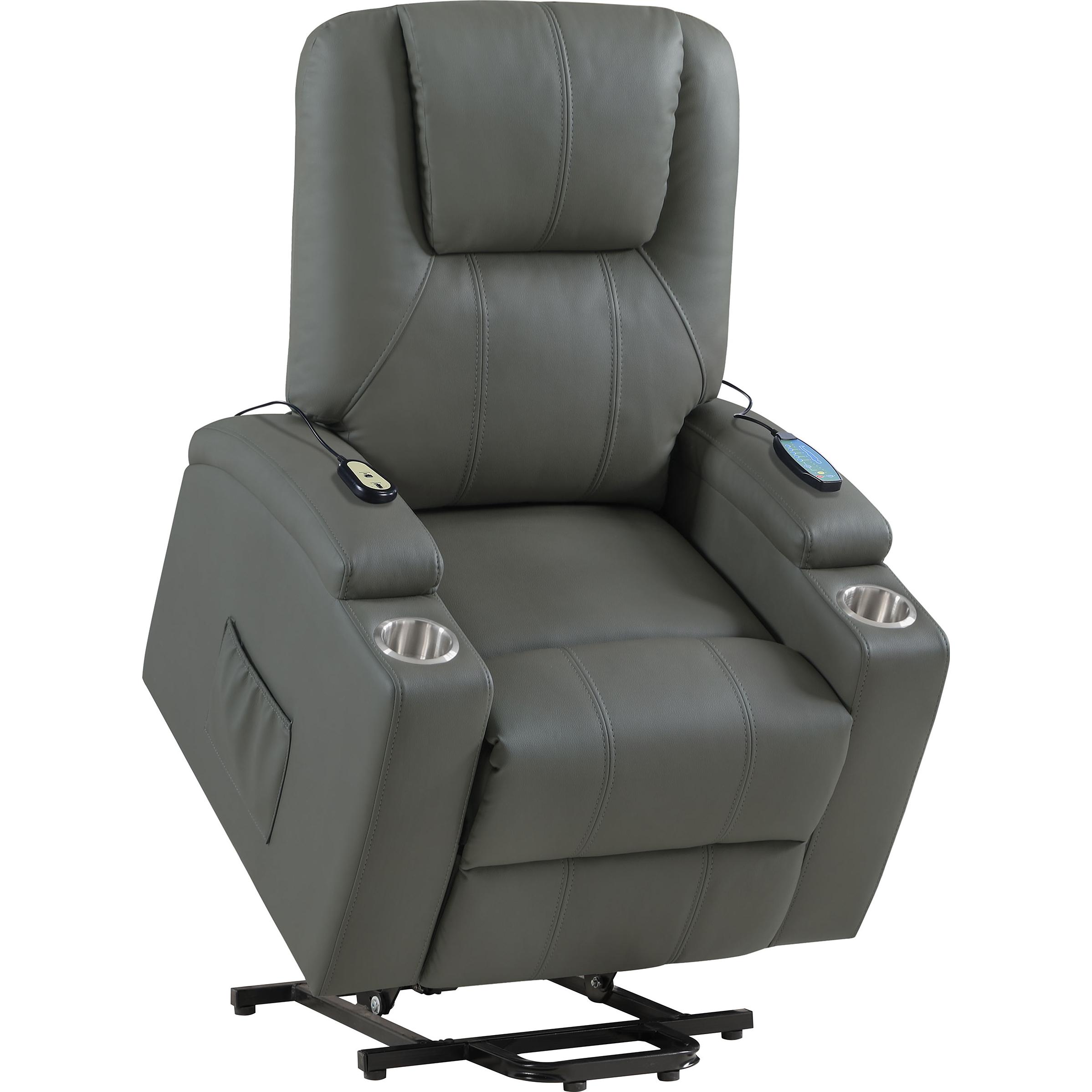  Coaster Furniture Armstrong Leather Look Lift Chair 609478P IMAGE 5