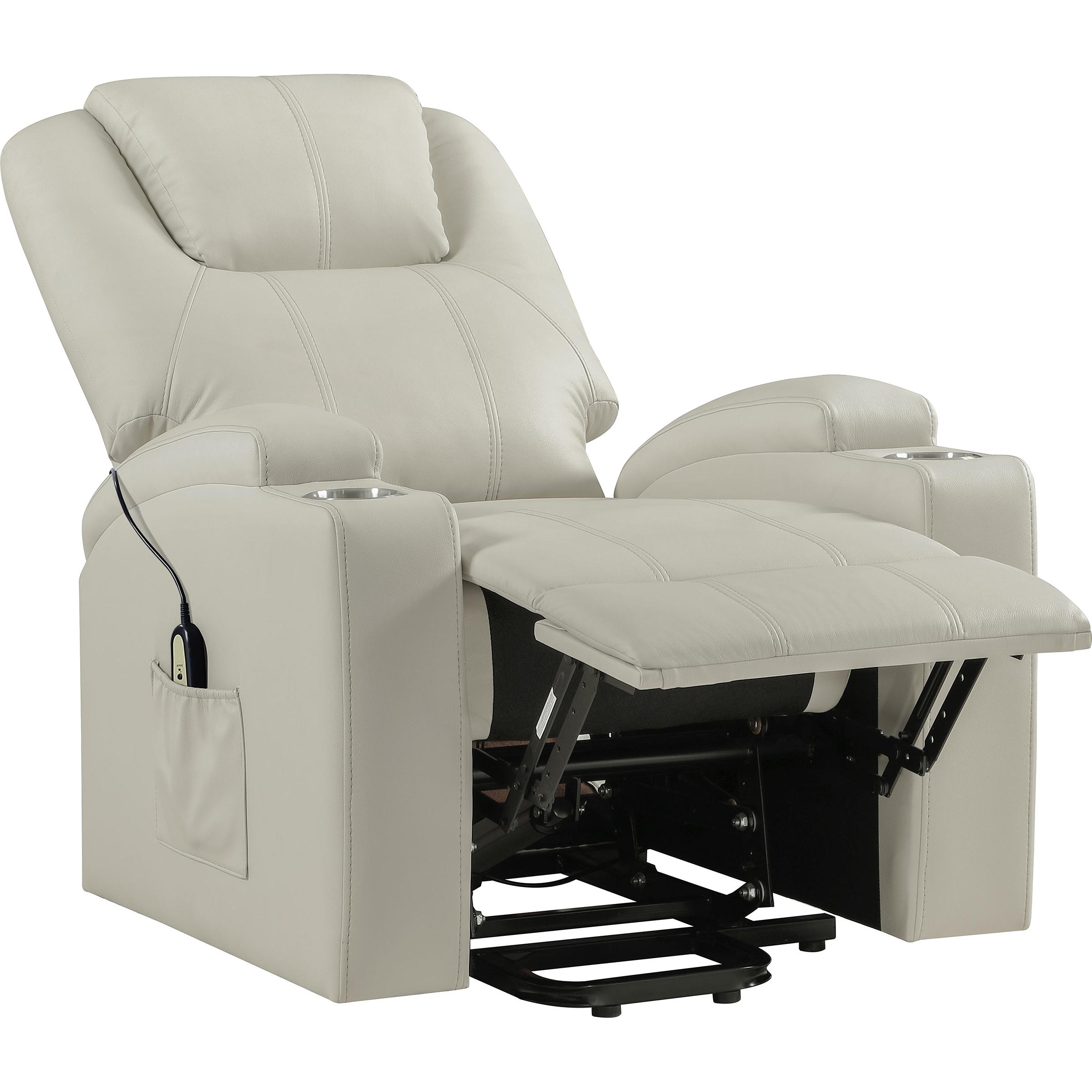  Coaster Furniture Armstrong Leather Look Lift Chair 609477P IMAGE 3