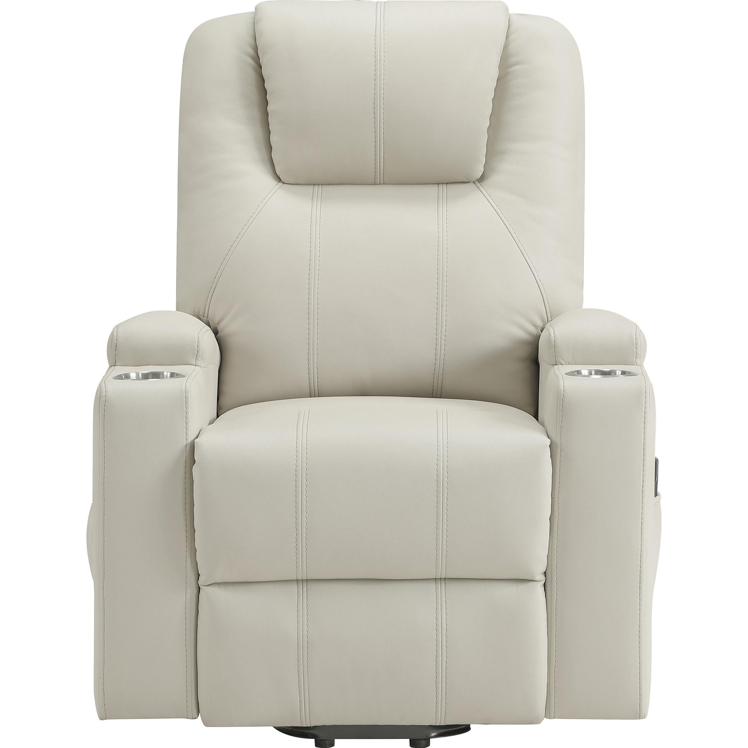  Coaster Furniture Armstrong Leather Look Lift Chair 609477P IMAGE 4