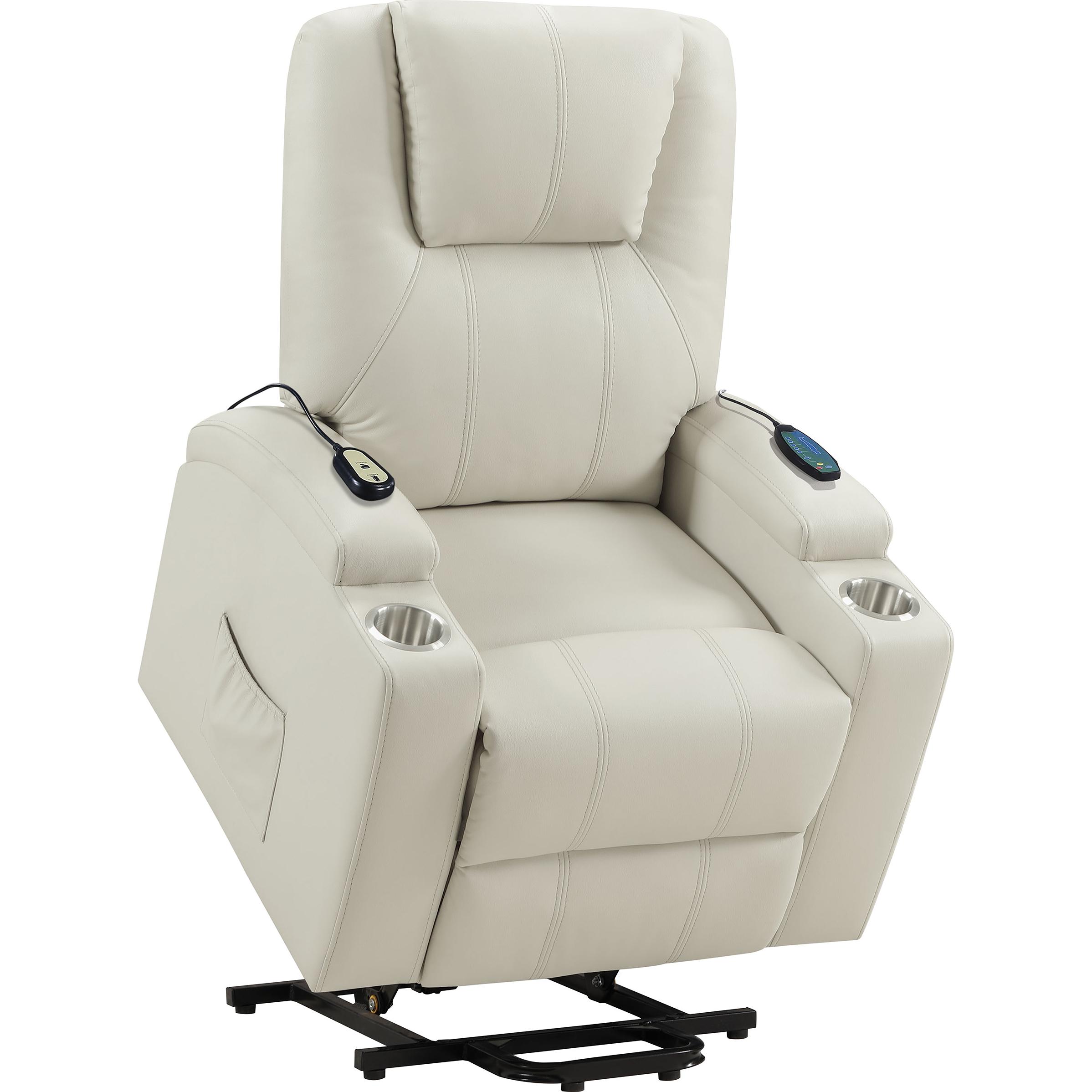  Coaster Furniture Armstrong Leather Look Lift Chair 609477P IMAGE 5