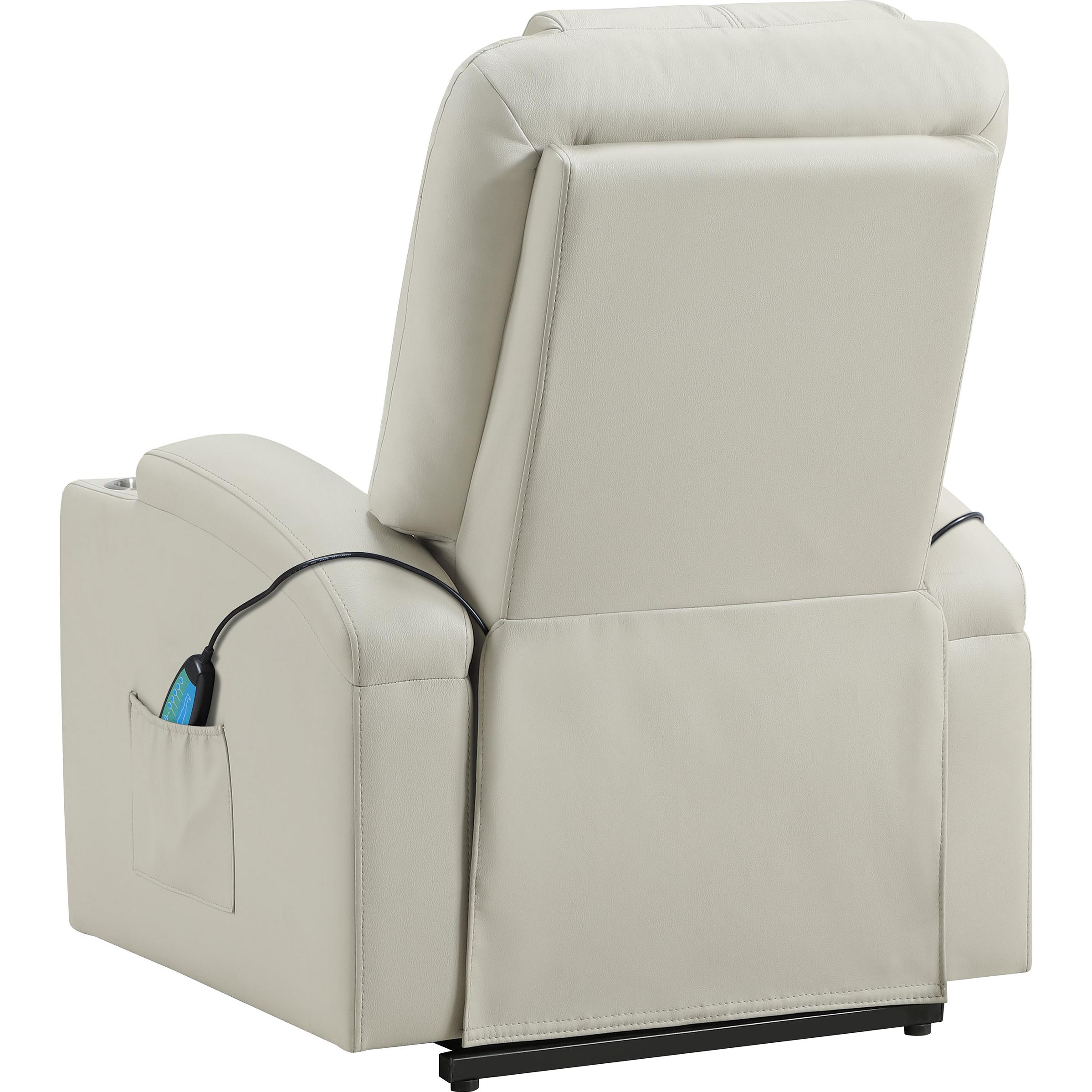  Coaster Furniture Armstrong Leather Look Lift Chair 609477P IMAGE 6