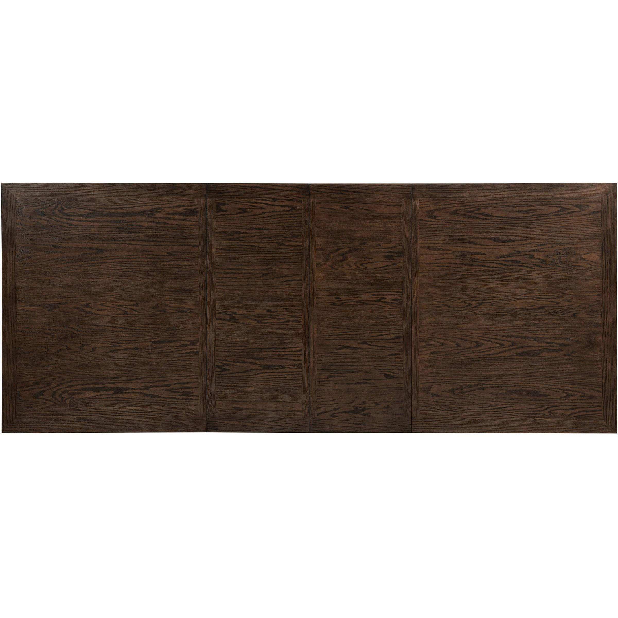  Coaster Furniture Ridgewell 104601 Rectangular Trestle Dining Table - Dark Oak IMAGE 10