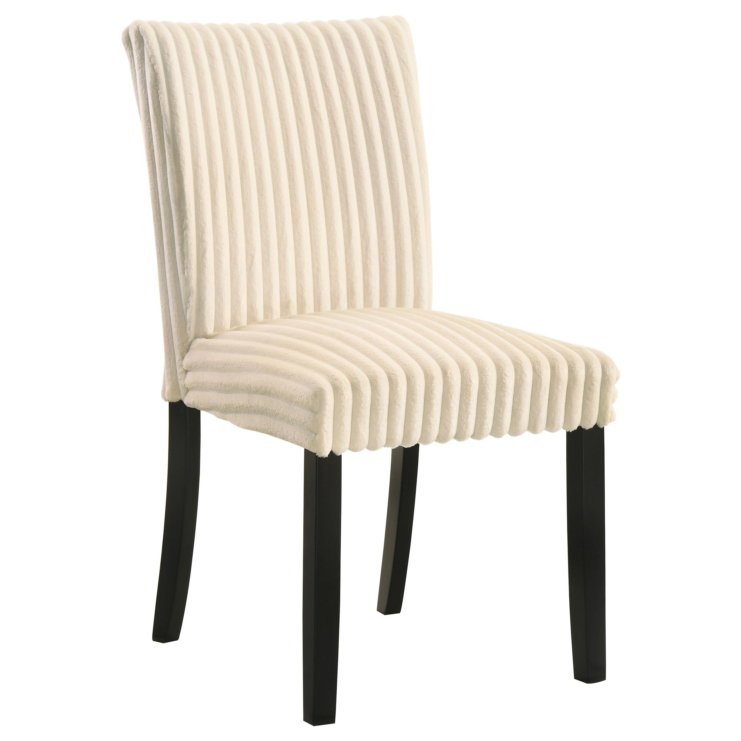  Coaster Furniture Dermott 106512CRM Set of 2 Upholstered Parson Dining Side Chair - Cream IMAGE 10