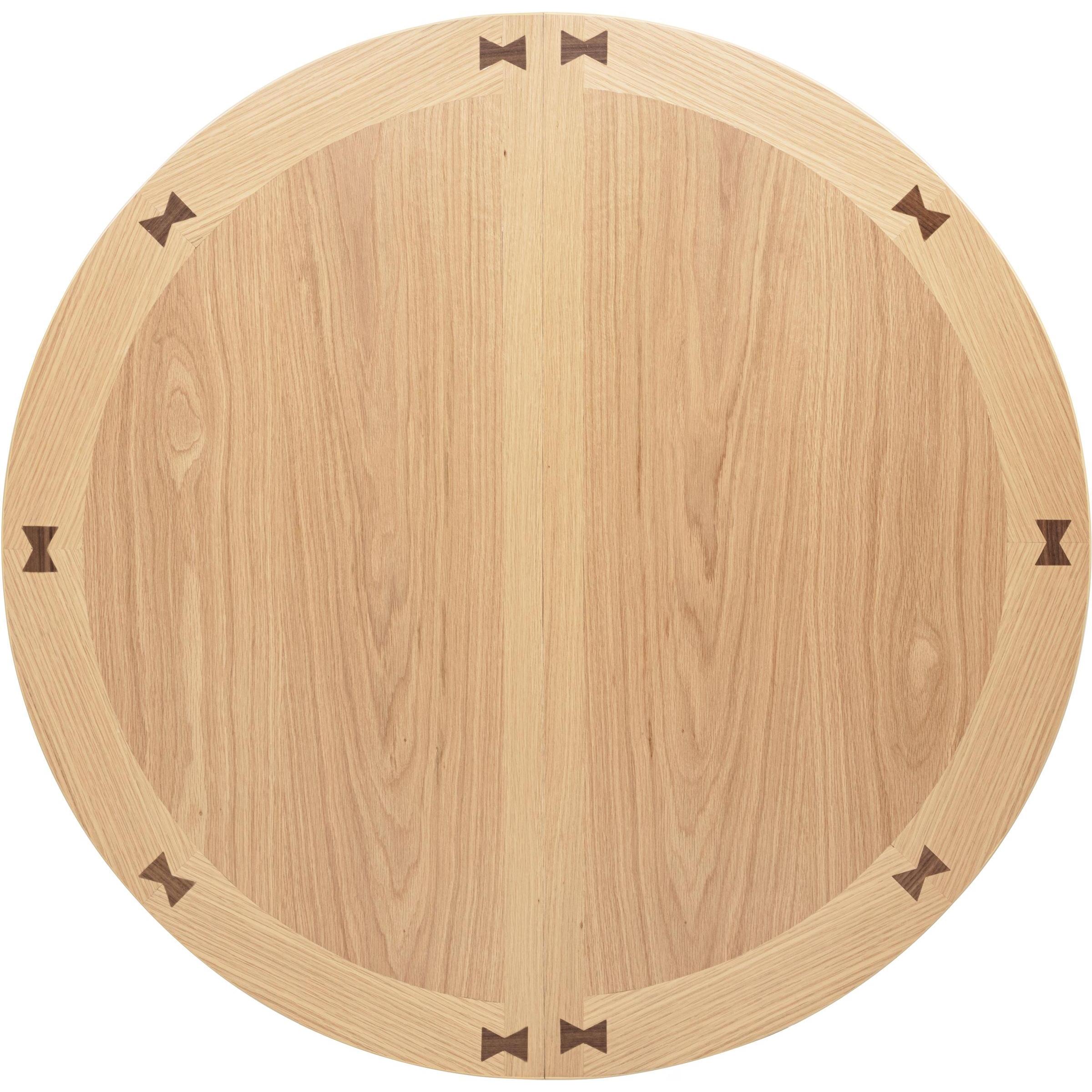  Coaster Furniture Lavon 106620 Oval 60-inch Wood Extension Leaf Dining Table - Light Oak IMAGE 12