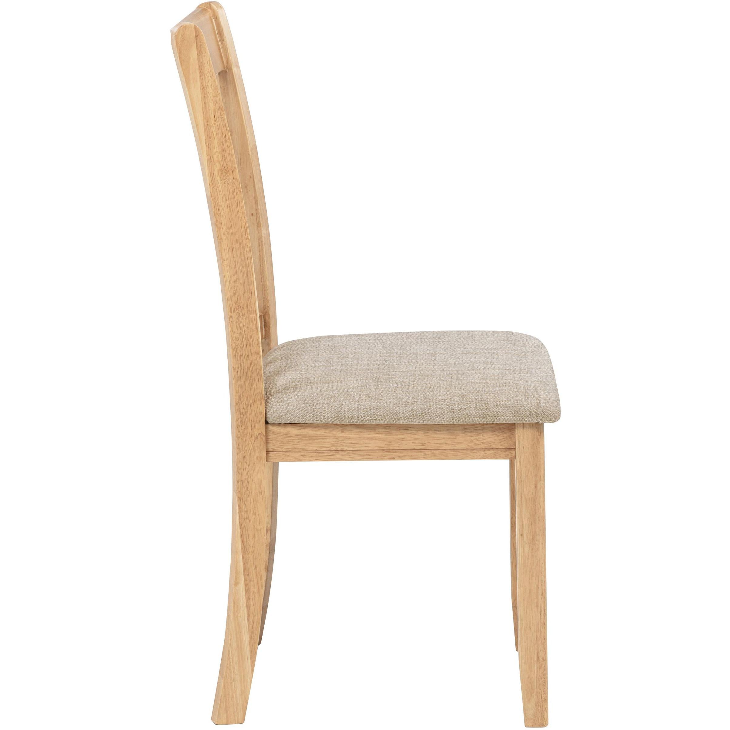 Coaster Furniture Lavon 106622 Set of 2 Wood Dining Side Chair - Linen/Light Oak IMAGE 10