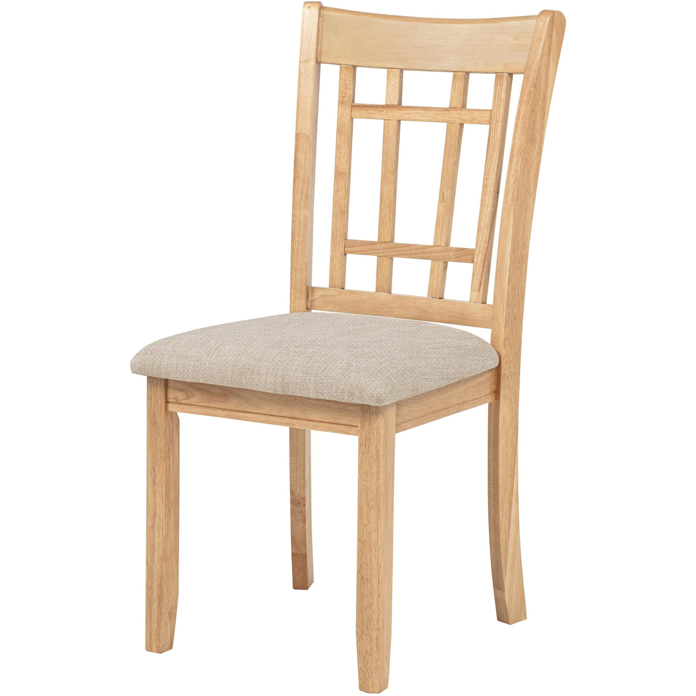  Coaster Furniture Lavon 106622 Set of 2 Wood Dining Side Chair - Linen/Light Oak IMAGE 5