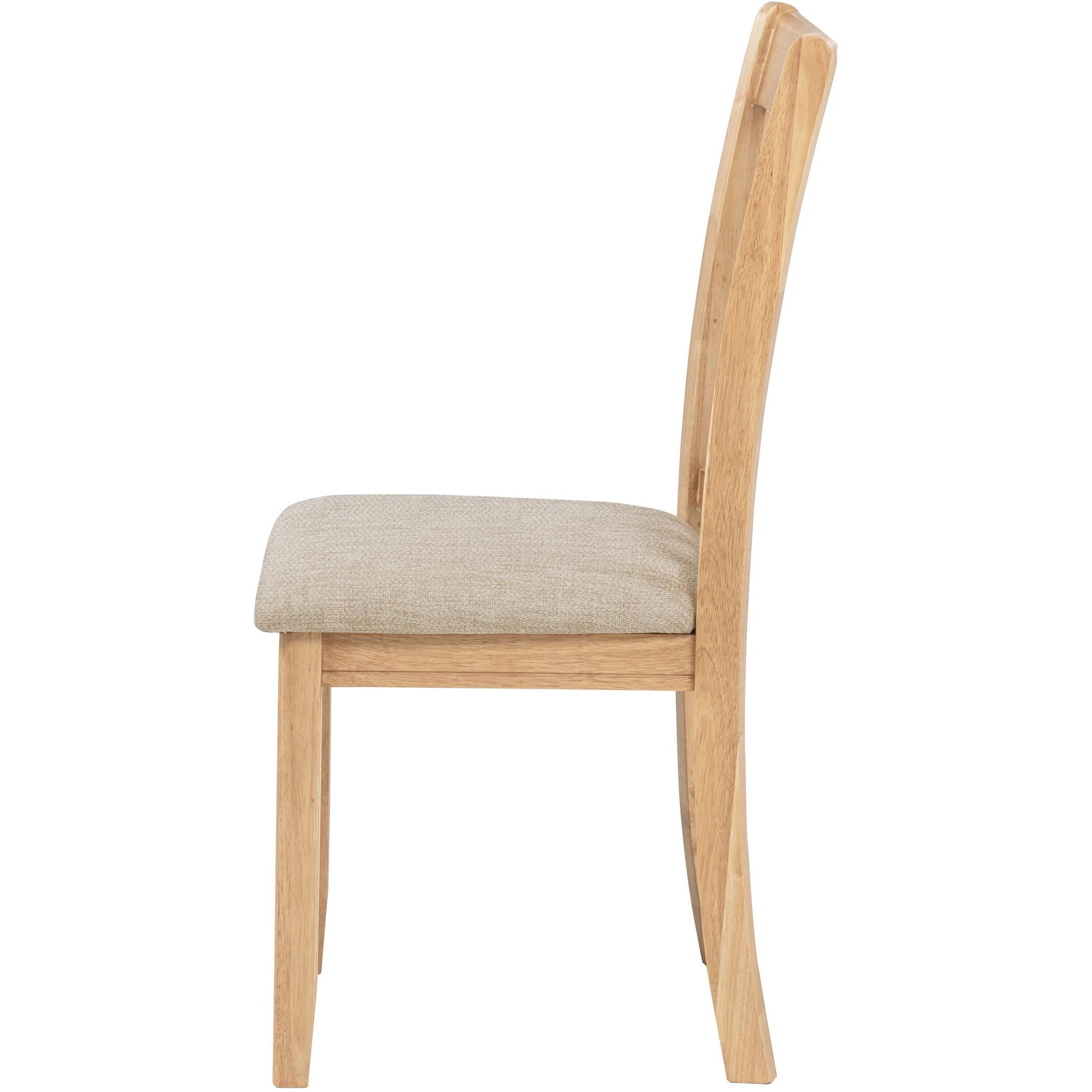  Coaster Furniture Lavon 106622 Set of 2 Wood Dining Side Chair - Linen/Light Oak IMAGE 6