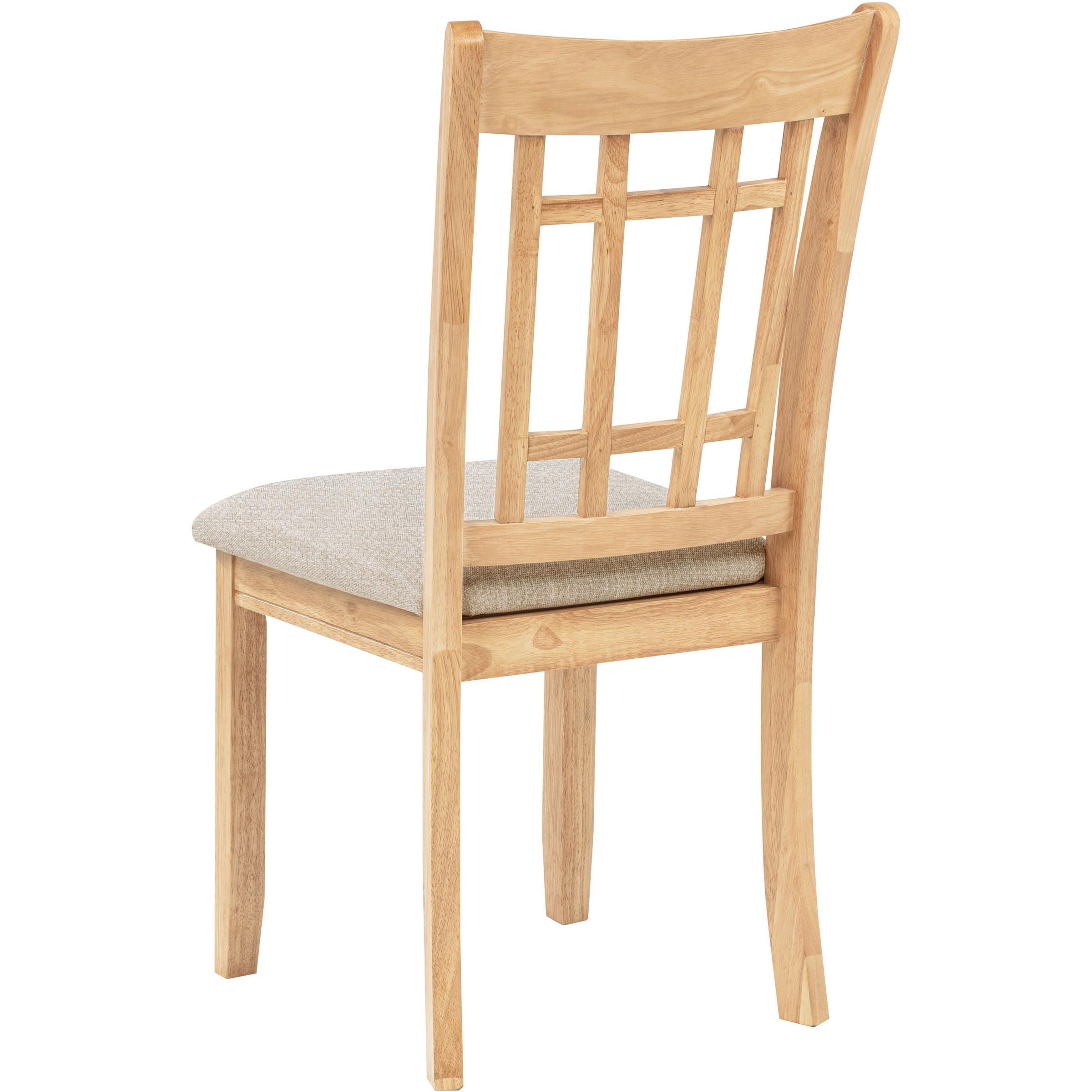  Coaster Furniture Lavon 106622 Set of 2 Wood Dining Side Chair - Linen/Light Oak IMAGE 7
