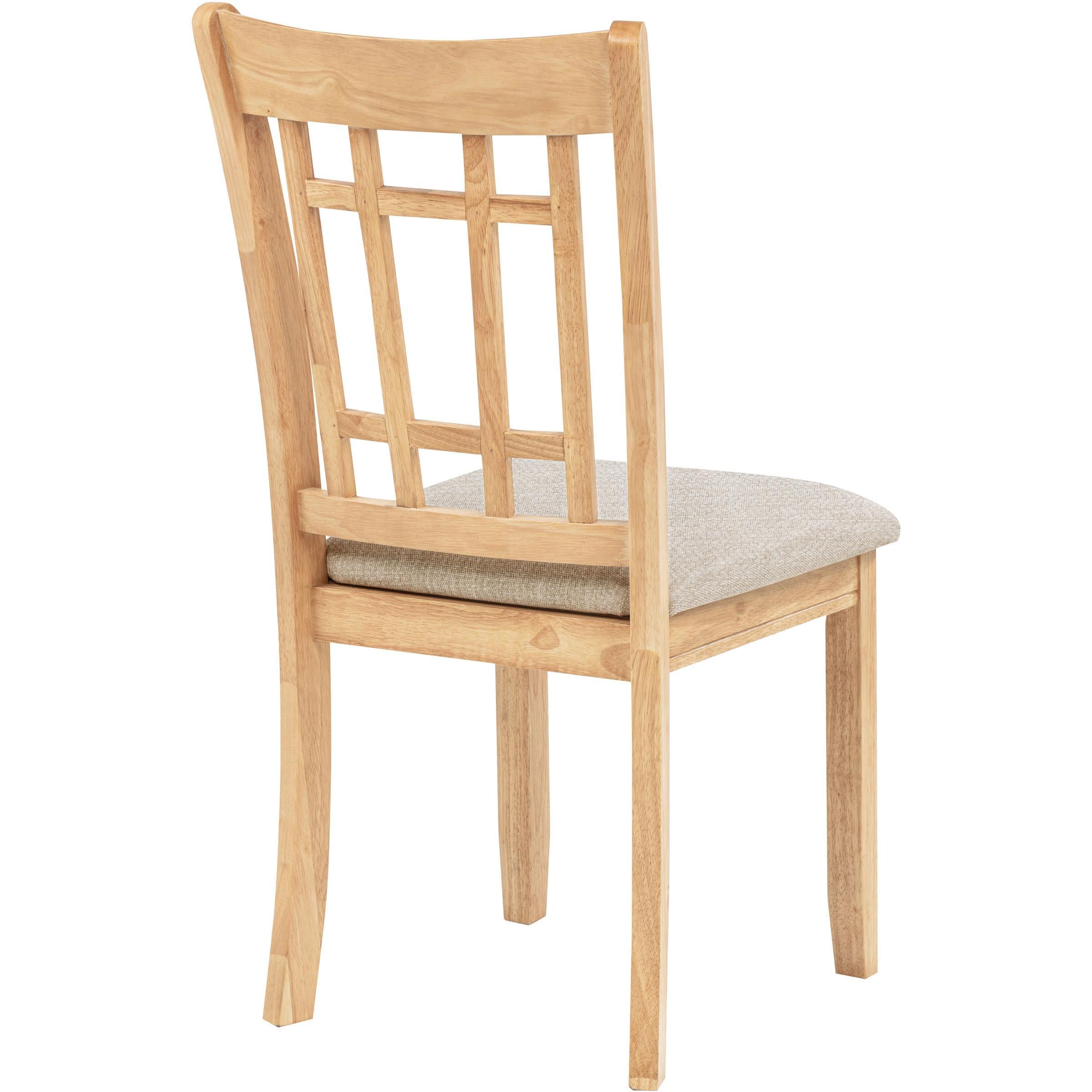  Coaster Furniture Lavon 106622 Set of 2 Wood Dining Side Chair - Linen/Light Oak IMAGE 9