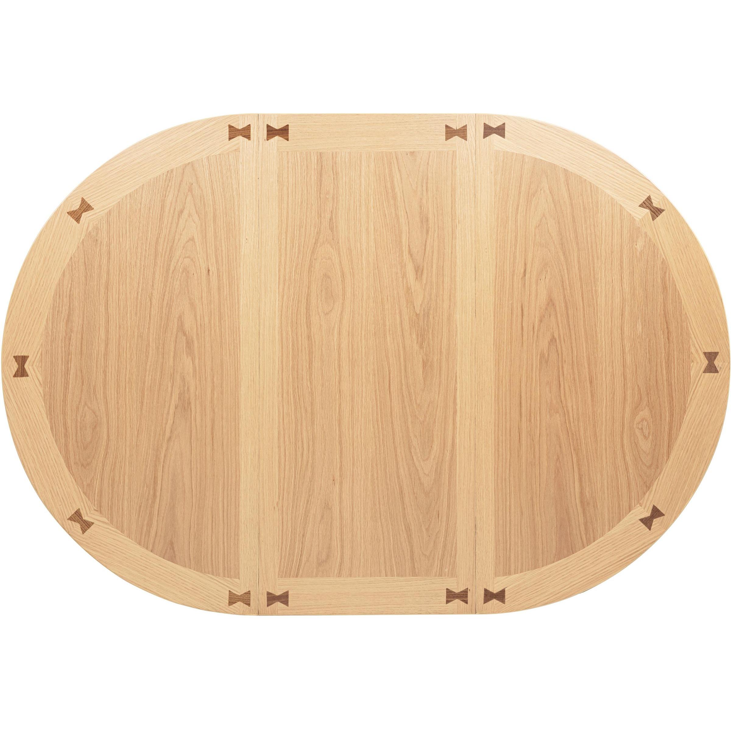  Coaster Furniture Lavon 106628 Oval 60-inch Counter Height Extension Dining Table - Light Oak IMAGE 11