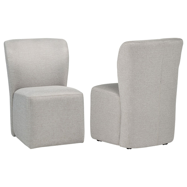 Coaster Furniture Jaelynn 107052BEI Set of 2 Upholstered Parsons Dining Side Chair - Beige
