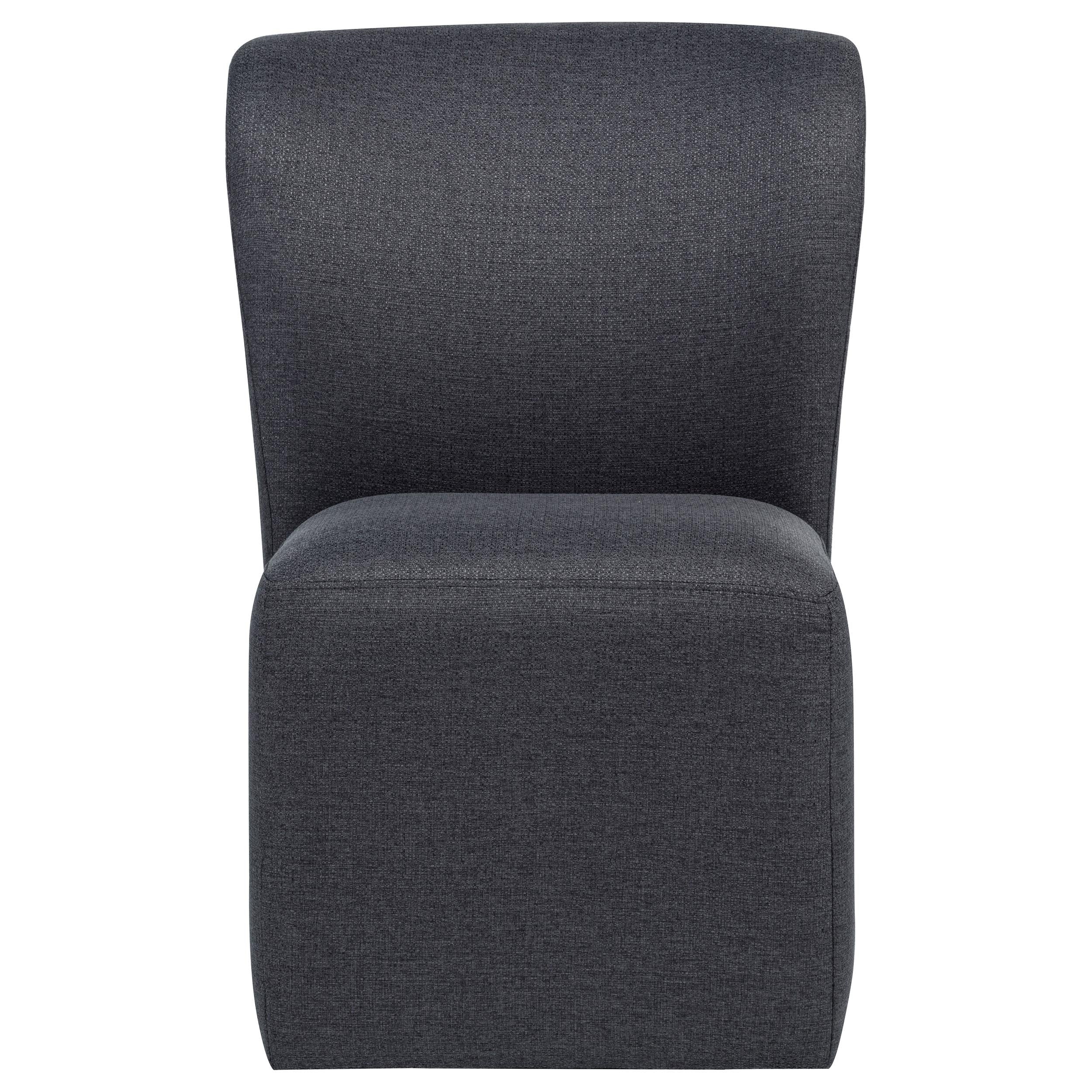  Coaster Furniture Jaelynn 107052CHAR Set of 2 Upholstered Parsons Dining Side Chair - Charcoal IMAGE 11