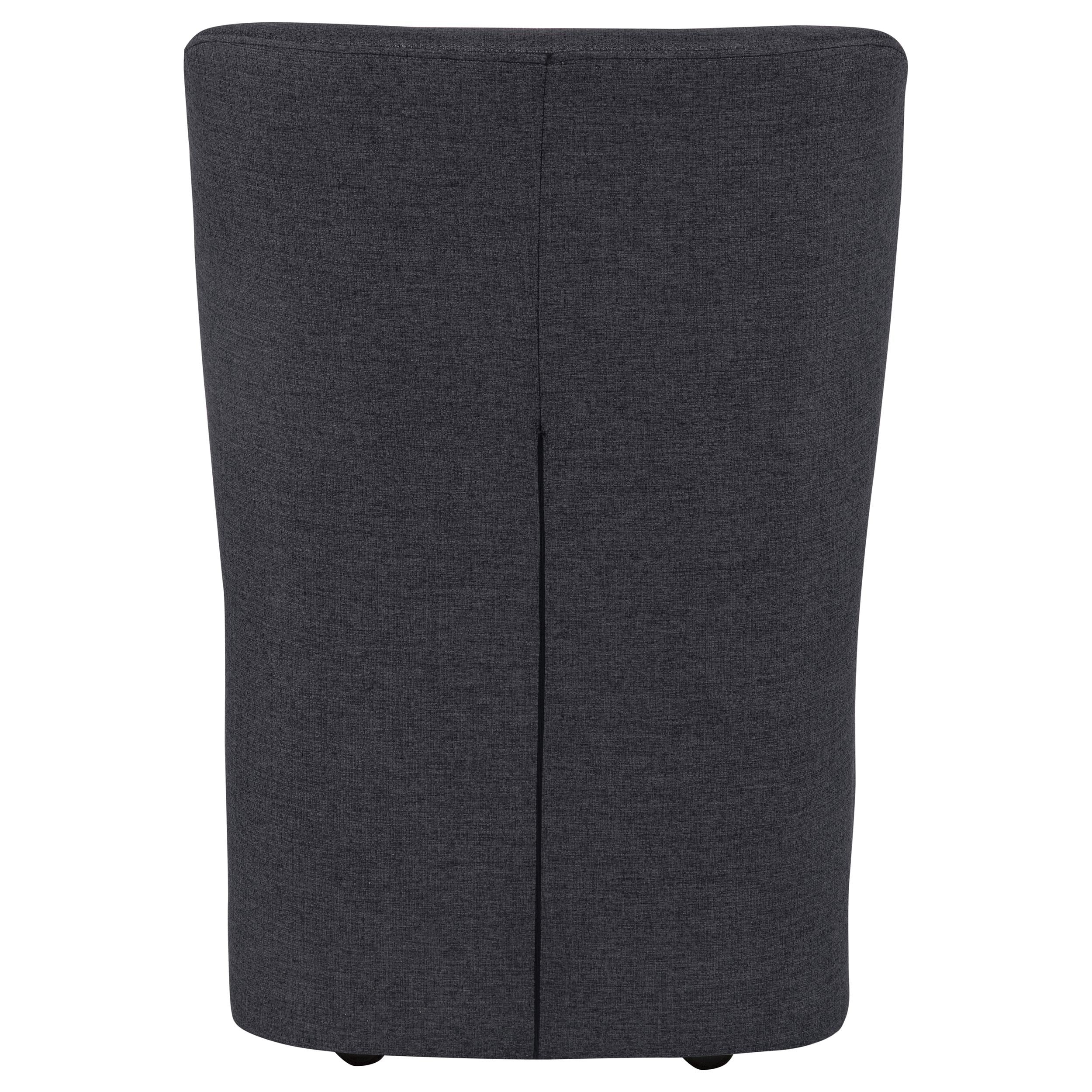  Coaster Furniture Jaelynn 107052CHAR Set of 2 Upholstered Parsons Dining Side Chair - Charcoal IMAGE 12