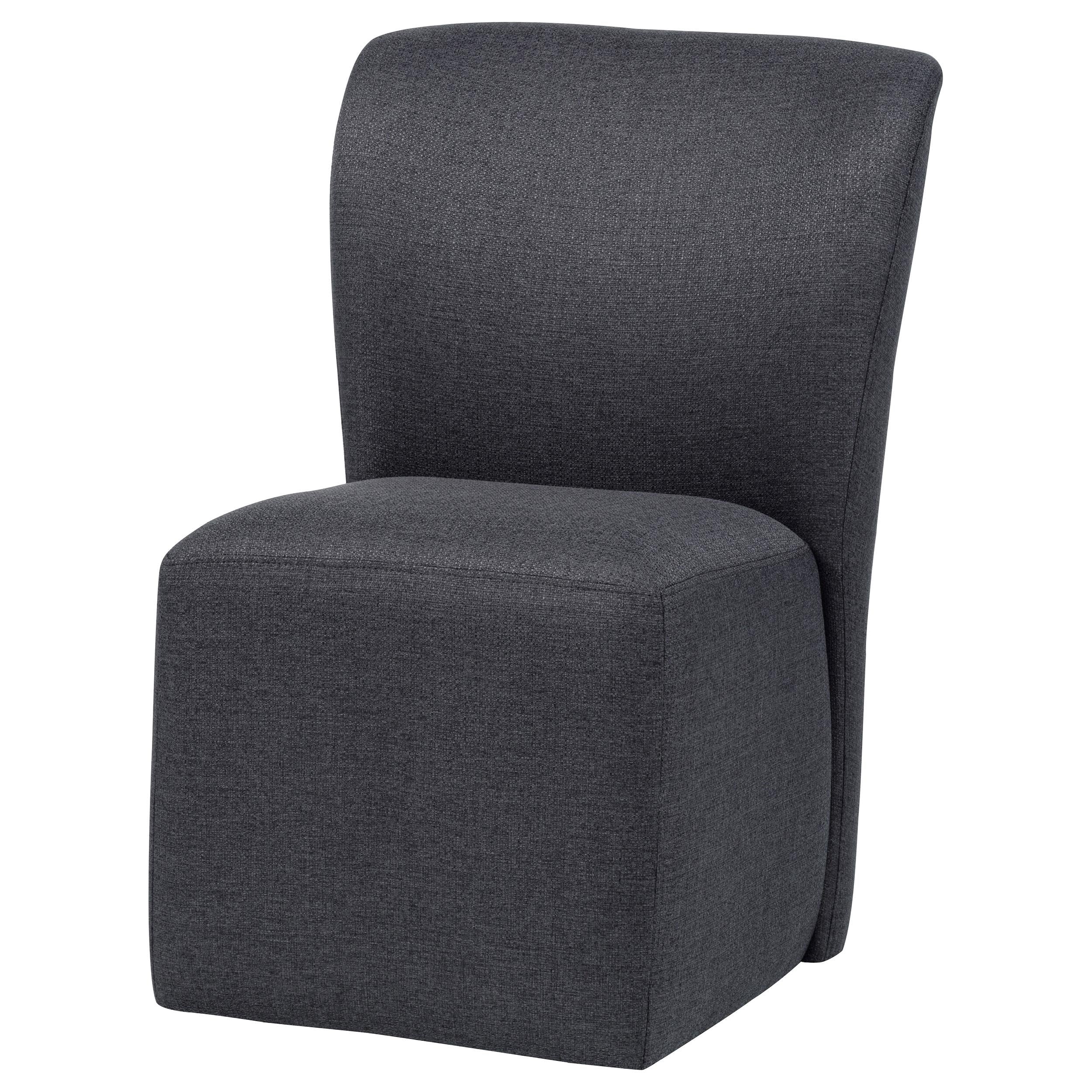  Coaster Furniture Jaelynn 107052CHAR Set of 2 Upholstered Parsons Dining Side Chair - Charcoal IMAGE 7