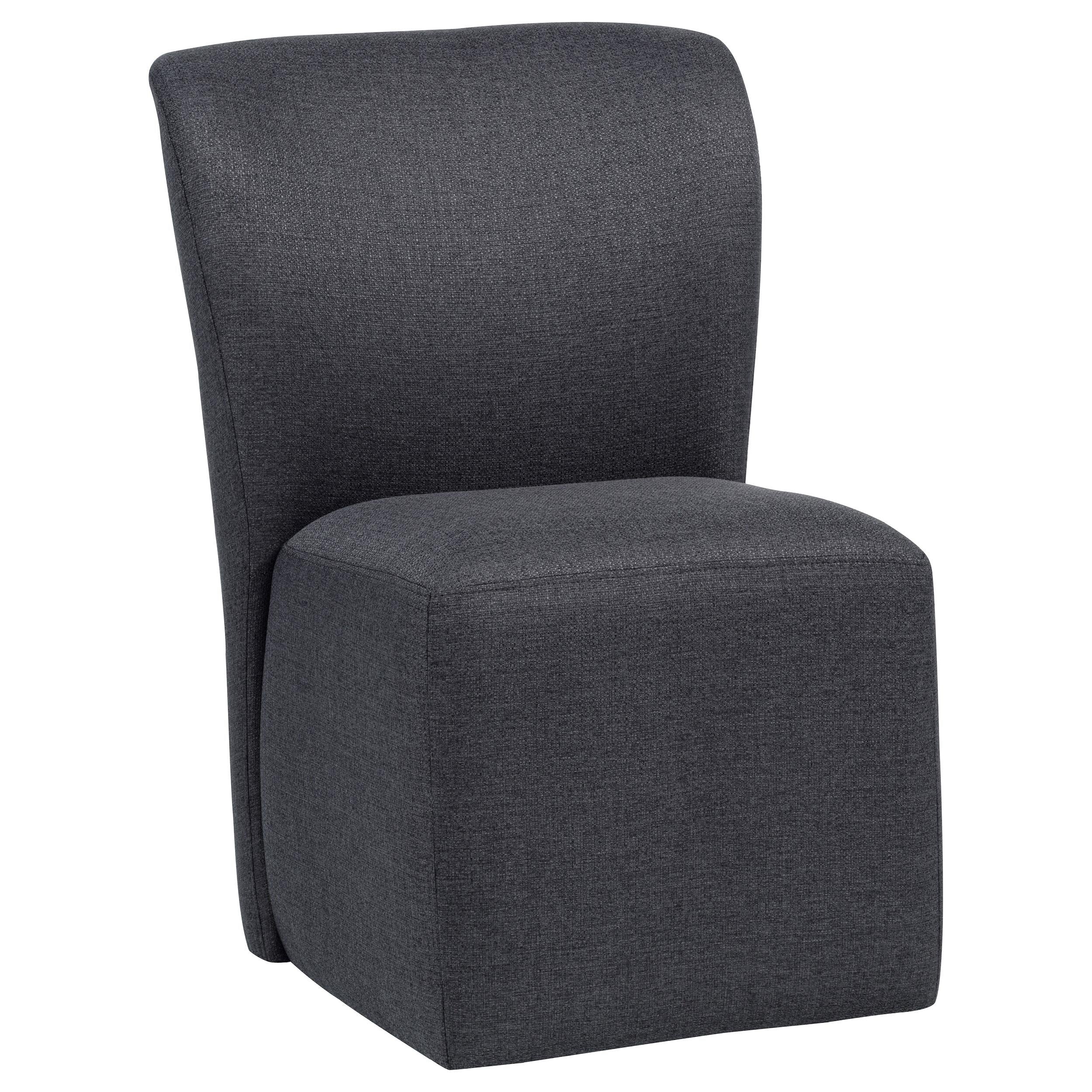  Coaster Furniture Jaelynn 107052CHAR Set of 2 Upholstered Parsons Dining Side Chair - Charcoal IMAGE 9