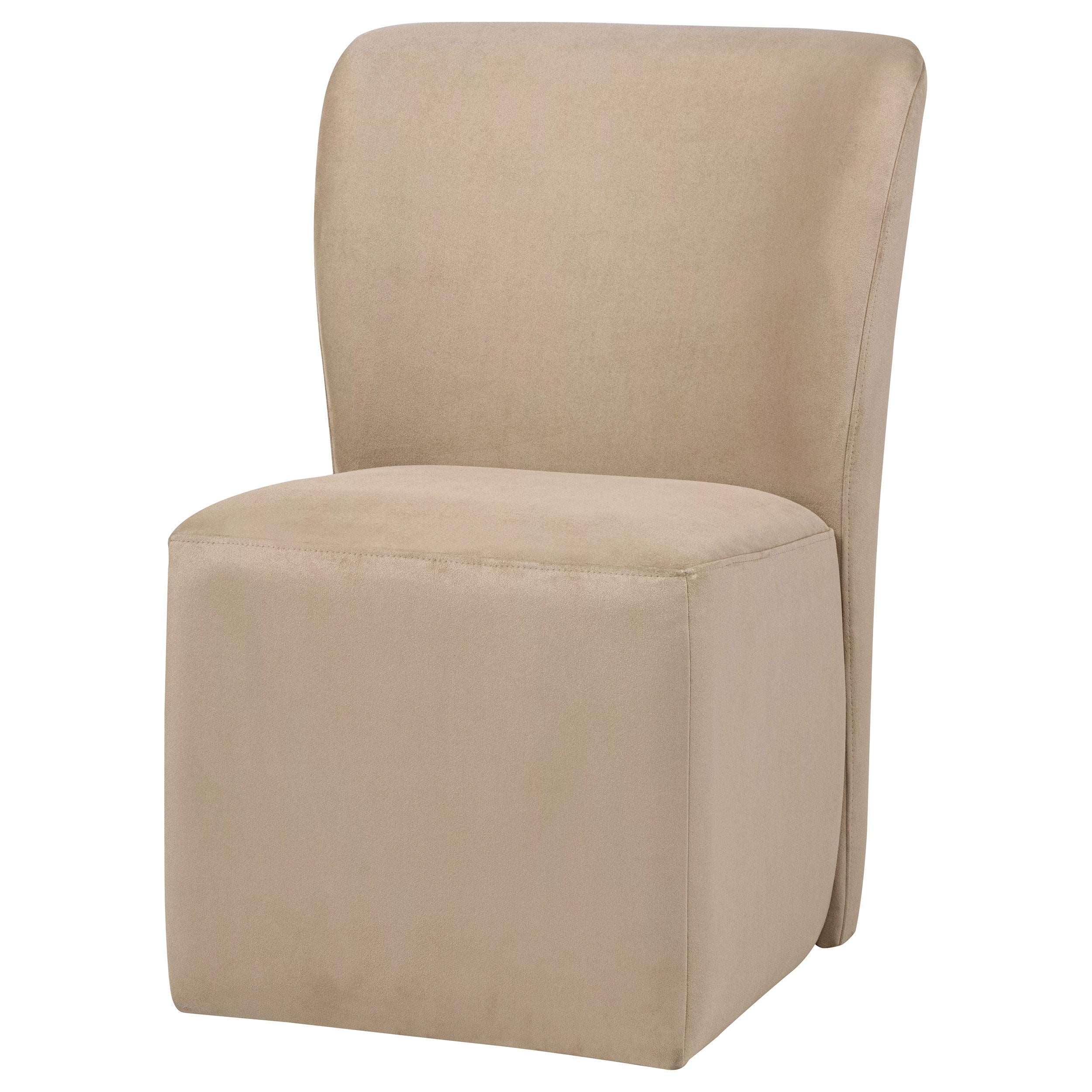  Coaster Furniture Jaelynn 107052TAN Set of 2 Upholstered Parsons Dining Side Chair - Tan IMAGE 6