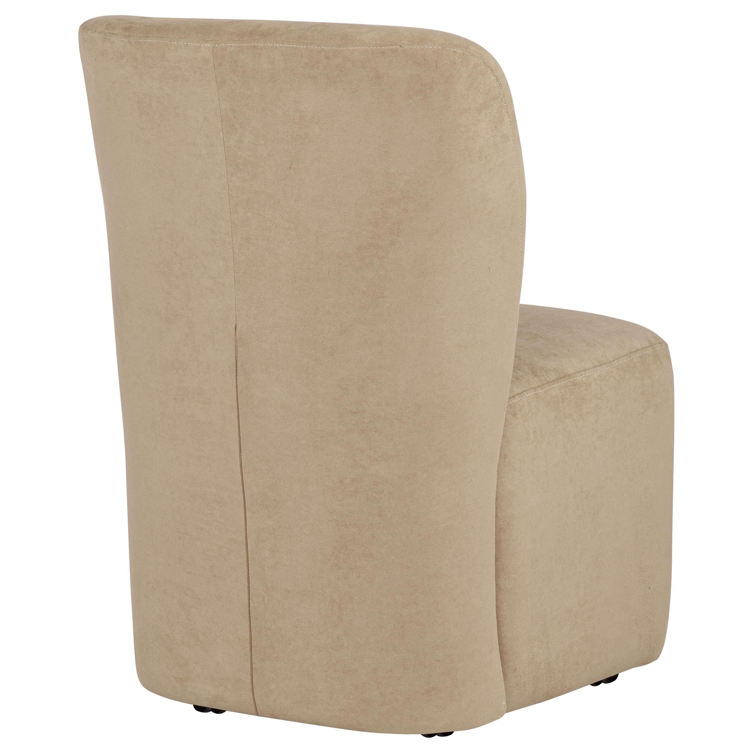  Coaster Furniture Jaelynn 107052TAN Set of 2 Upholstered Parsons Dining Side Chair - Tan IMAGE 8