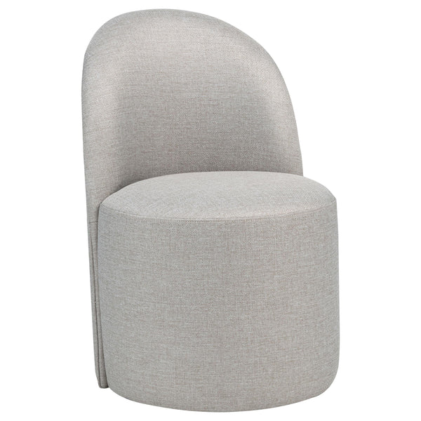 Coaster Furniture Aubrey 107062BEI Set of 2 Upholstered Barrel Dining Side Chair - Beige