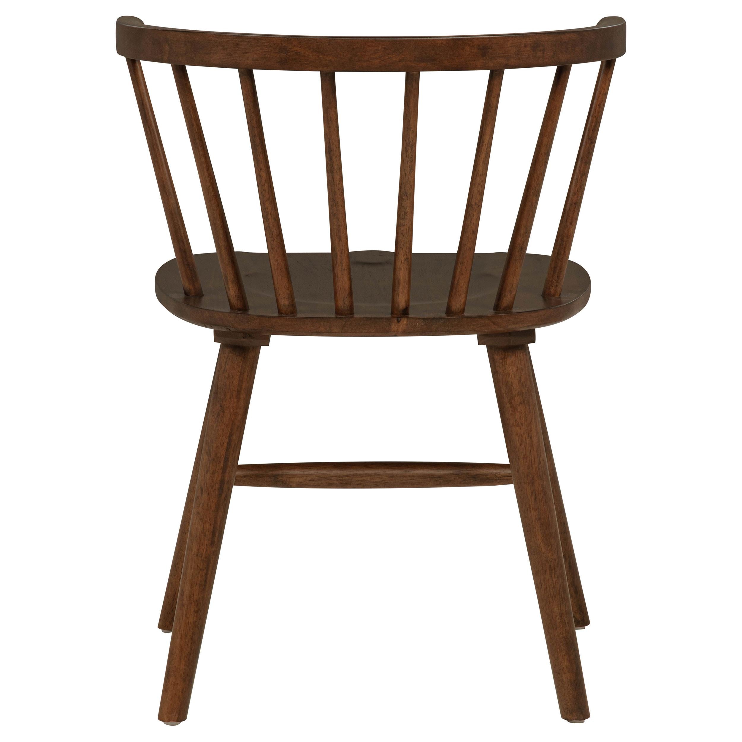  Coaster Furniture Jeffries 107202WAL Set of 2 Windsor Wood Dining Side Chair - Walnut IMAGE 9