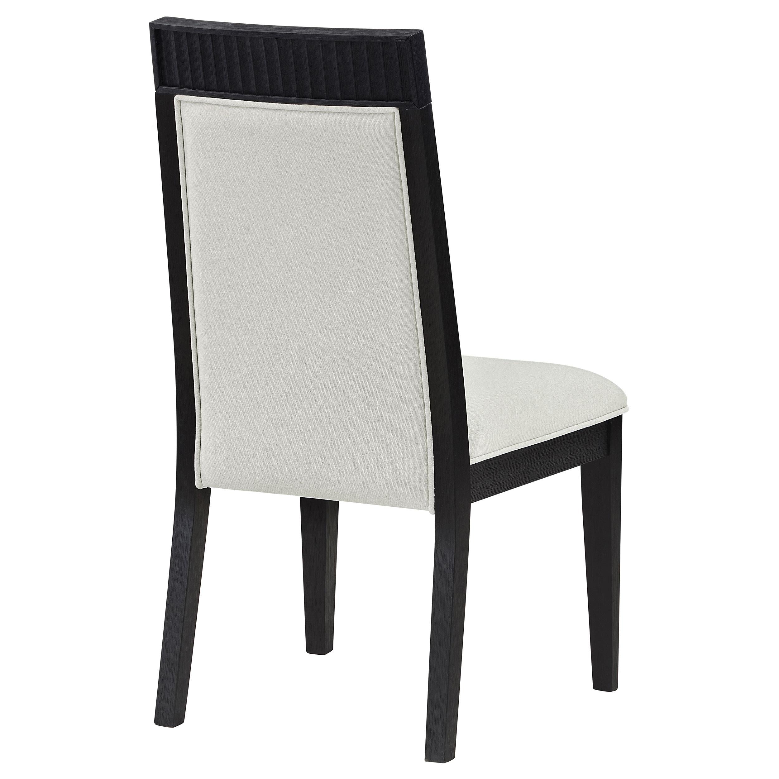  Coaster Furniture Brookmead 108233 Set of 2 Dining Side Chair - Ivory/Black IMAGE 10