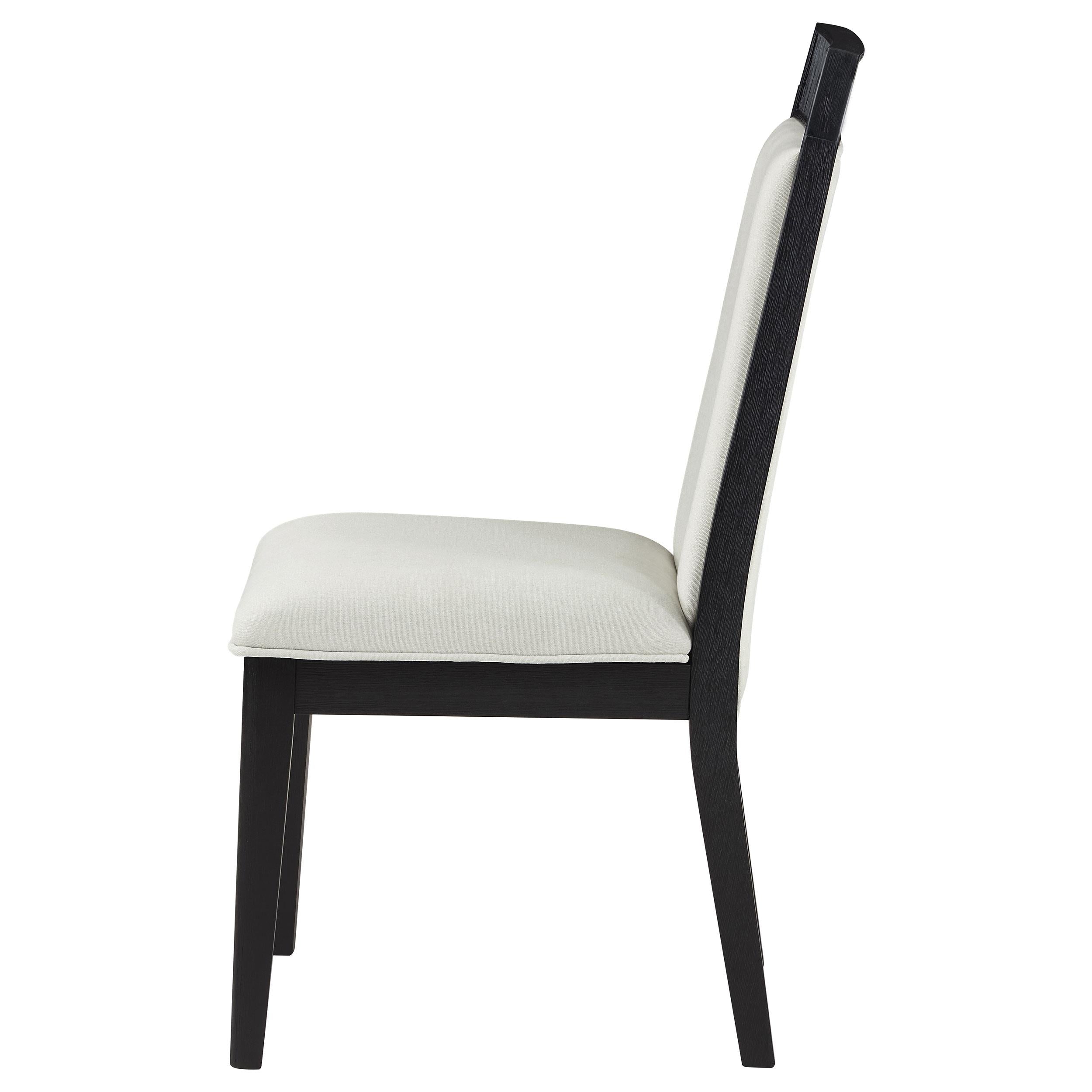  Coaster Furniture Brookmead 108233 Set of 2 Dining Side Chair - Ivory/Black IMAGE 4