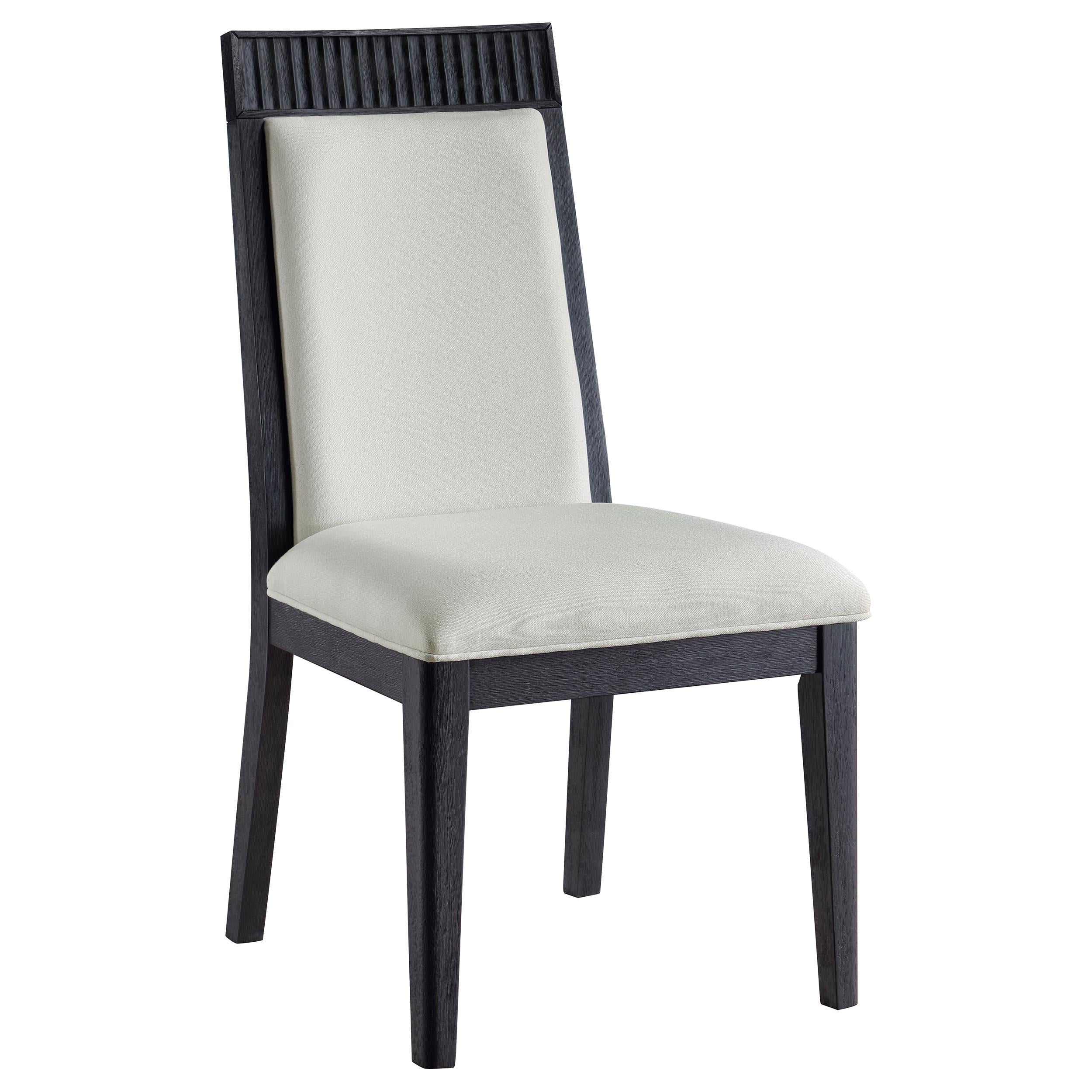  Coaster Furniture Brookmead 108233 Set of 2 Dining Side Chair - Ivory/Black IMAGE 9