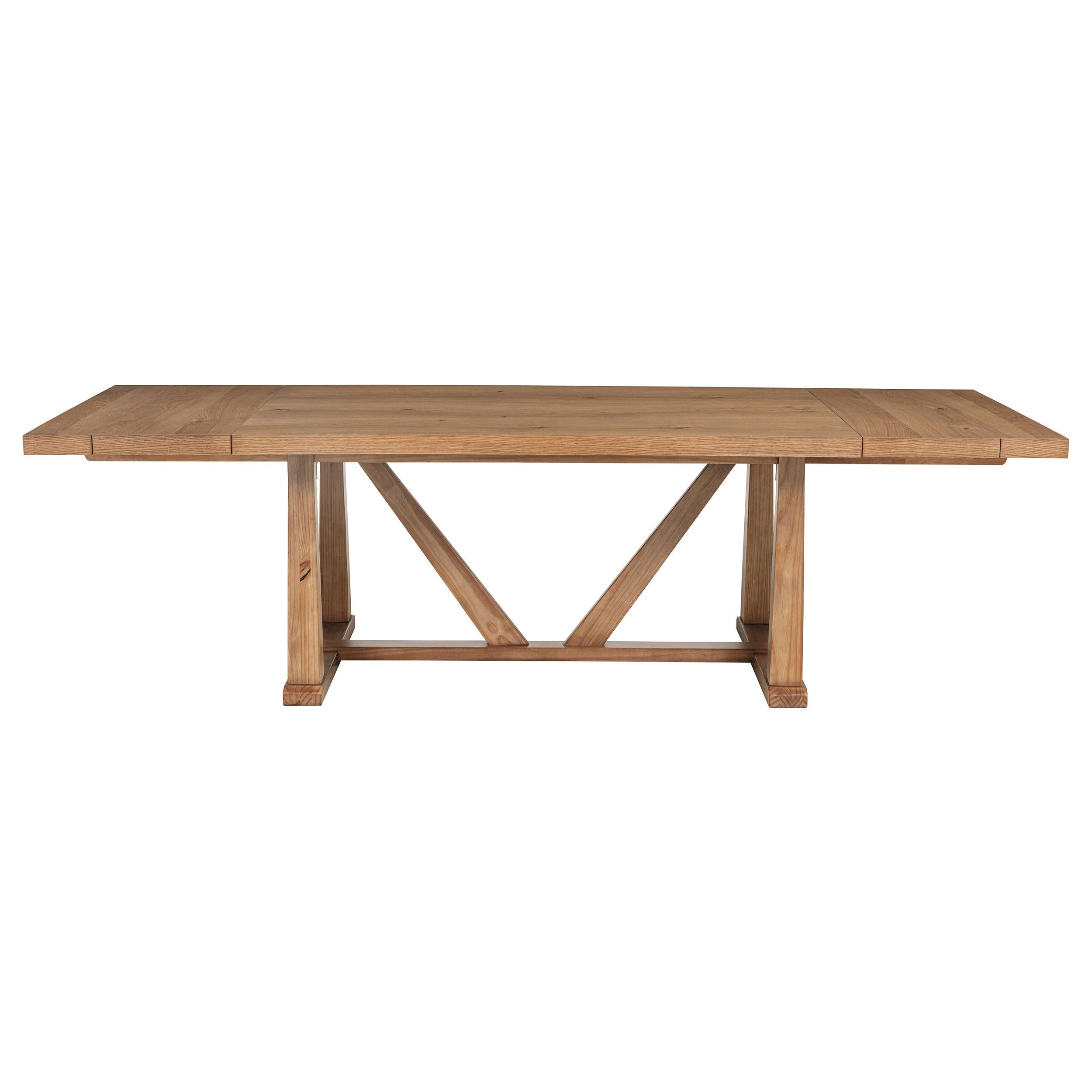  Coaster Furniture Middleton 108541 106-inch Extension Leaf Dining Table - Natural Brown IMAGE 6