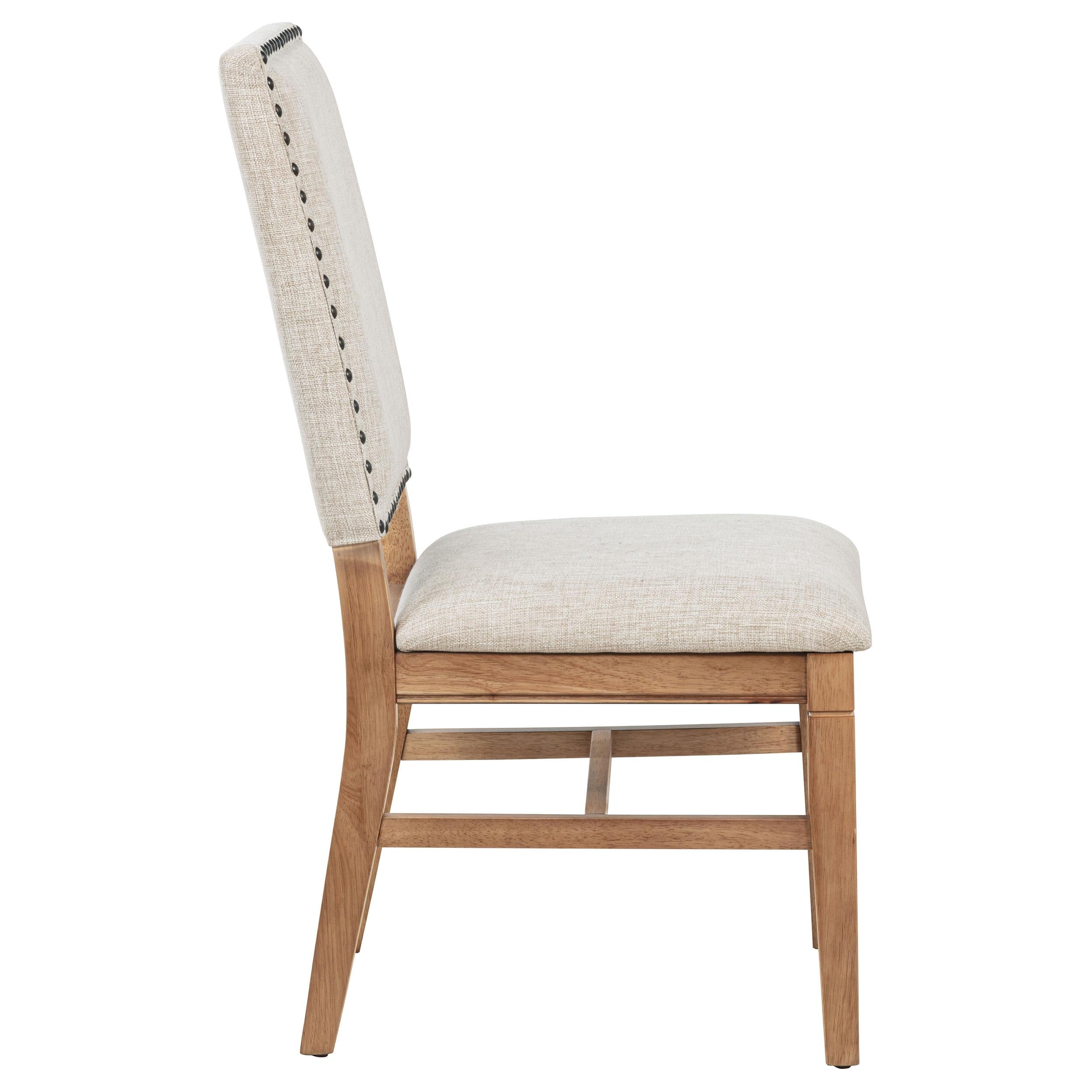  Coaster Furniture Middleton 108542 Set of 2 Upholstered Dining Side Chair - Beige IMAGE 10