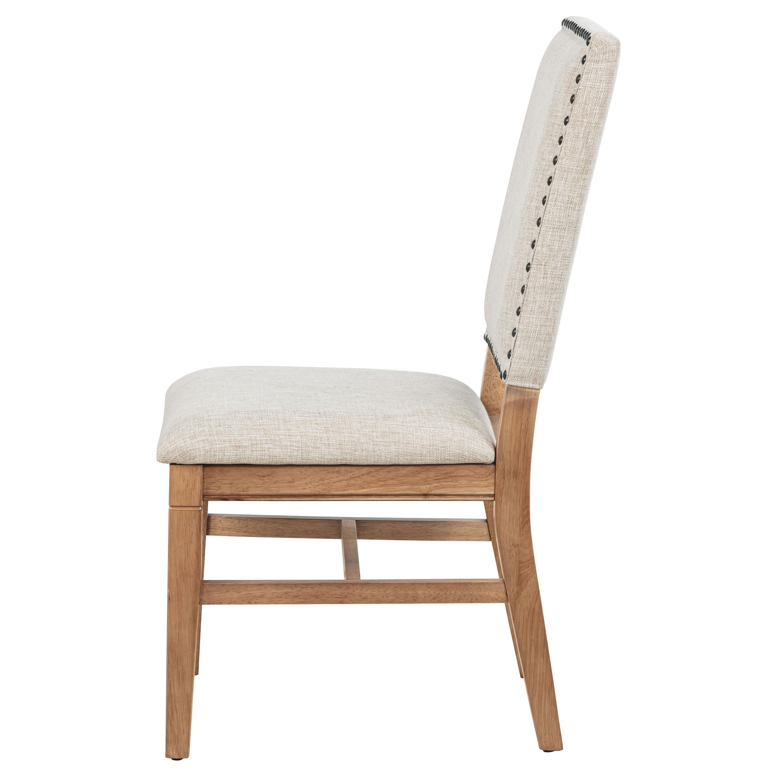  Coaster Furniture Middleton 108542 Set of 2 Upholstered Dining Side Chair - Beige IMAGE 3