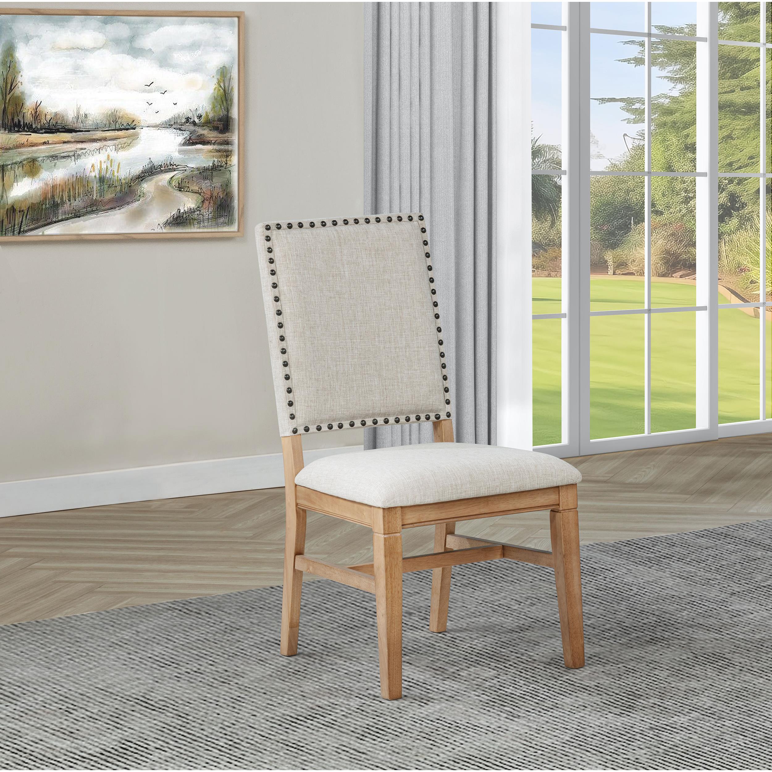  Coaster Furniture Middleton 108542 Set of 2 Upholstered Dining Side Chair - Beige IMAGE 6