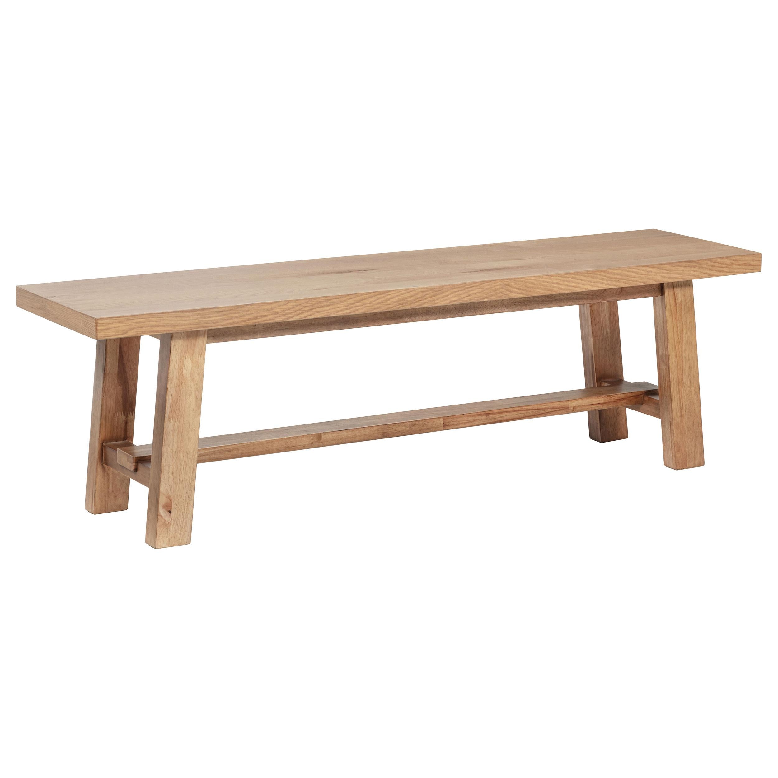  Coaster Furniture Middleton 108543 60-inch Wood Backless Dining Bench - Natural Brown IMAGE 1