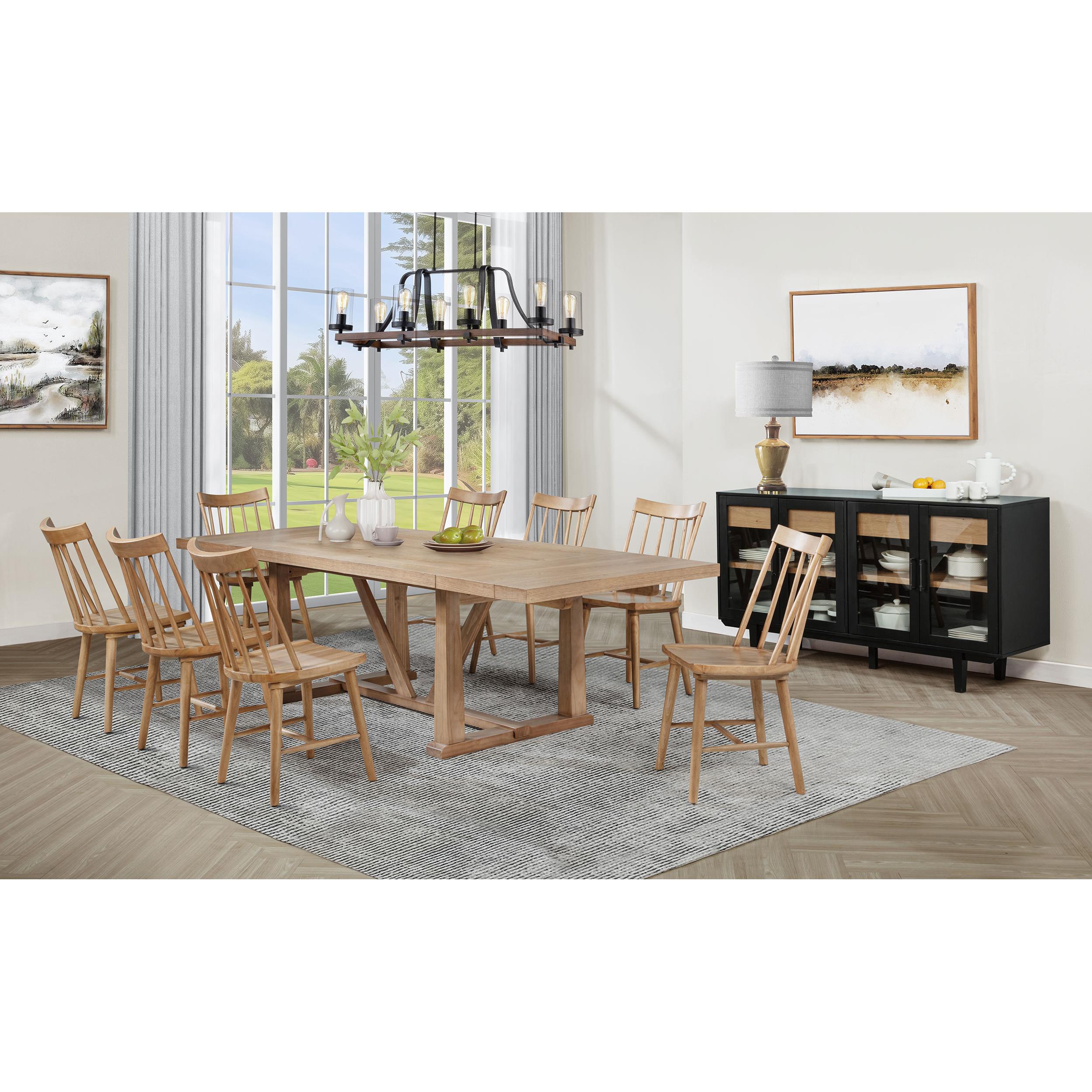  Coaster Furniture Middleton 108545BLK 4-door Sideboard Server with Dual Drawers - Black IMAGE 14