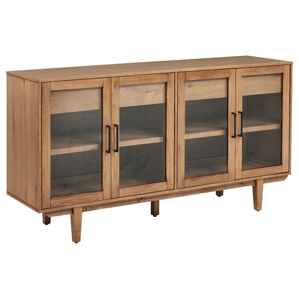 Coaster Furniture Middleton 108545NAT 4-door Sideboard Server with Dual Drawers - Natural