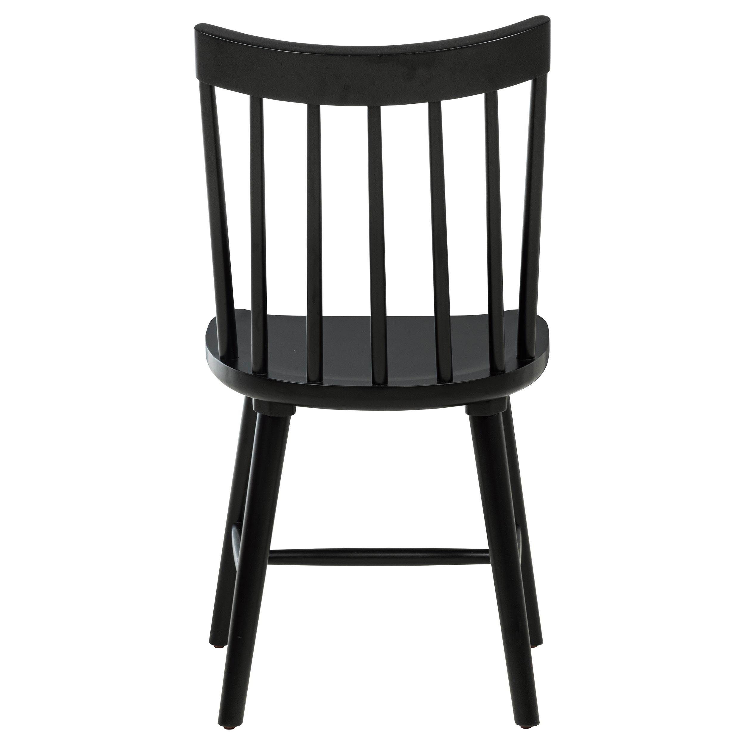  Coaster Furniture Middleton 108546BLK Set of 2 Solid Wood Dining Side Chair - Black IMAGE 11