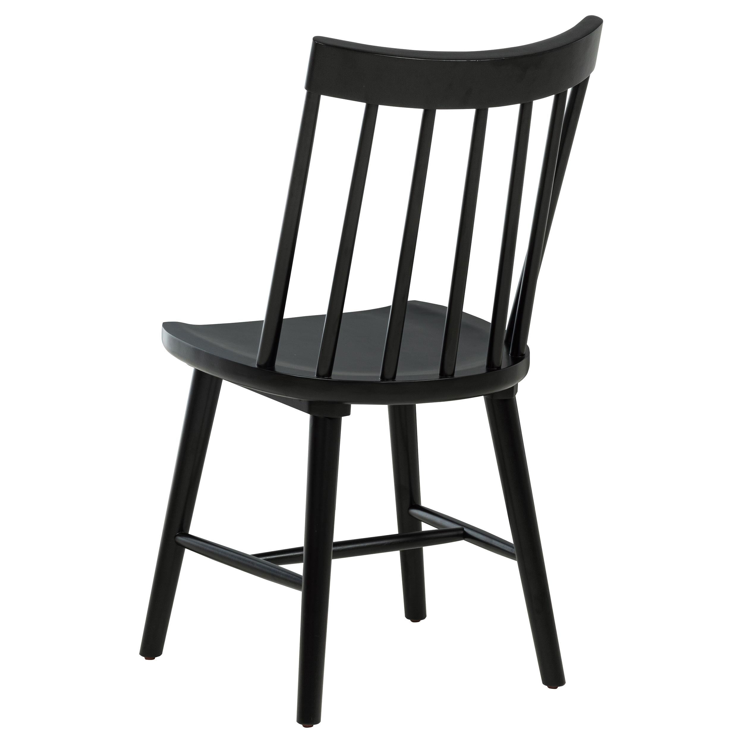  Coaster Furniture Middleton 108546BLK Set of 2 Solid Wood Dining Side Chair - Black IMAGE 12
