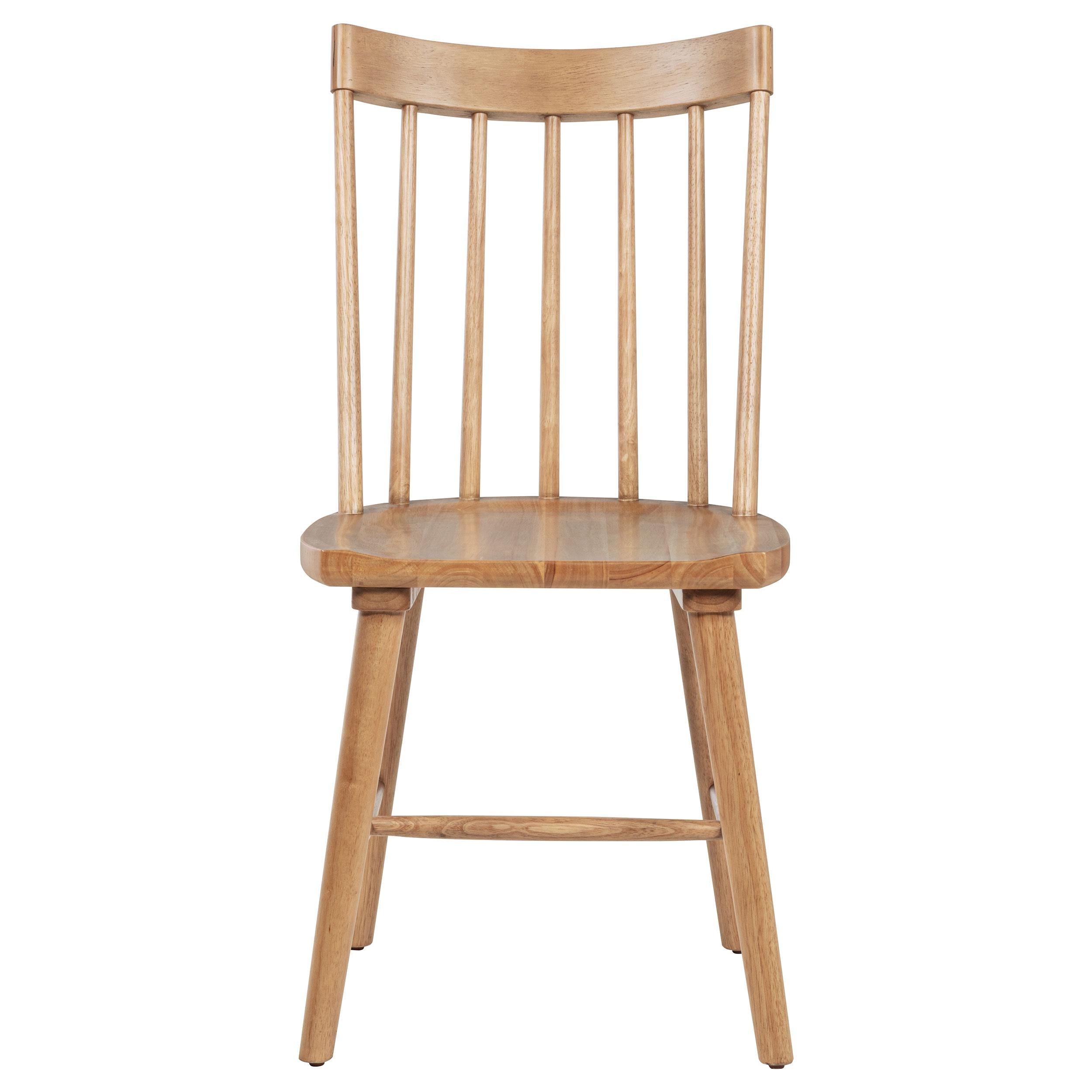  Coaster Furniture Middleton 108546NAT Set of 2 Solid Wood Dining Side Chair - Brown IMAGE 10