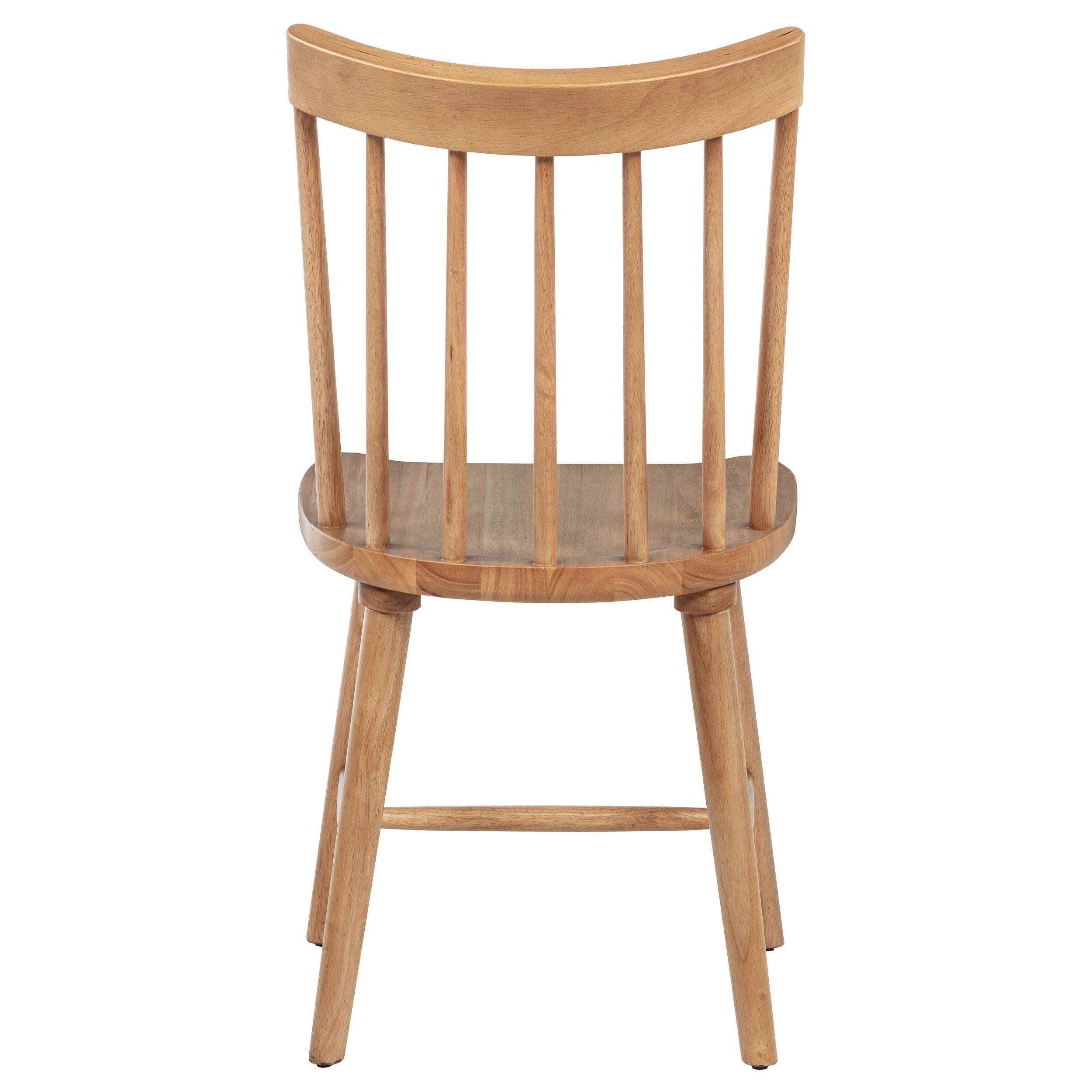  Coaster Furniture Middleton 108546NAT Set of 2 Solid Wood Dining Side Chair - Brown IMAGE 13