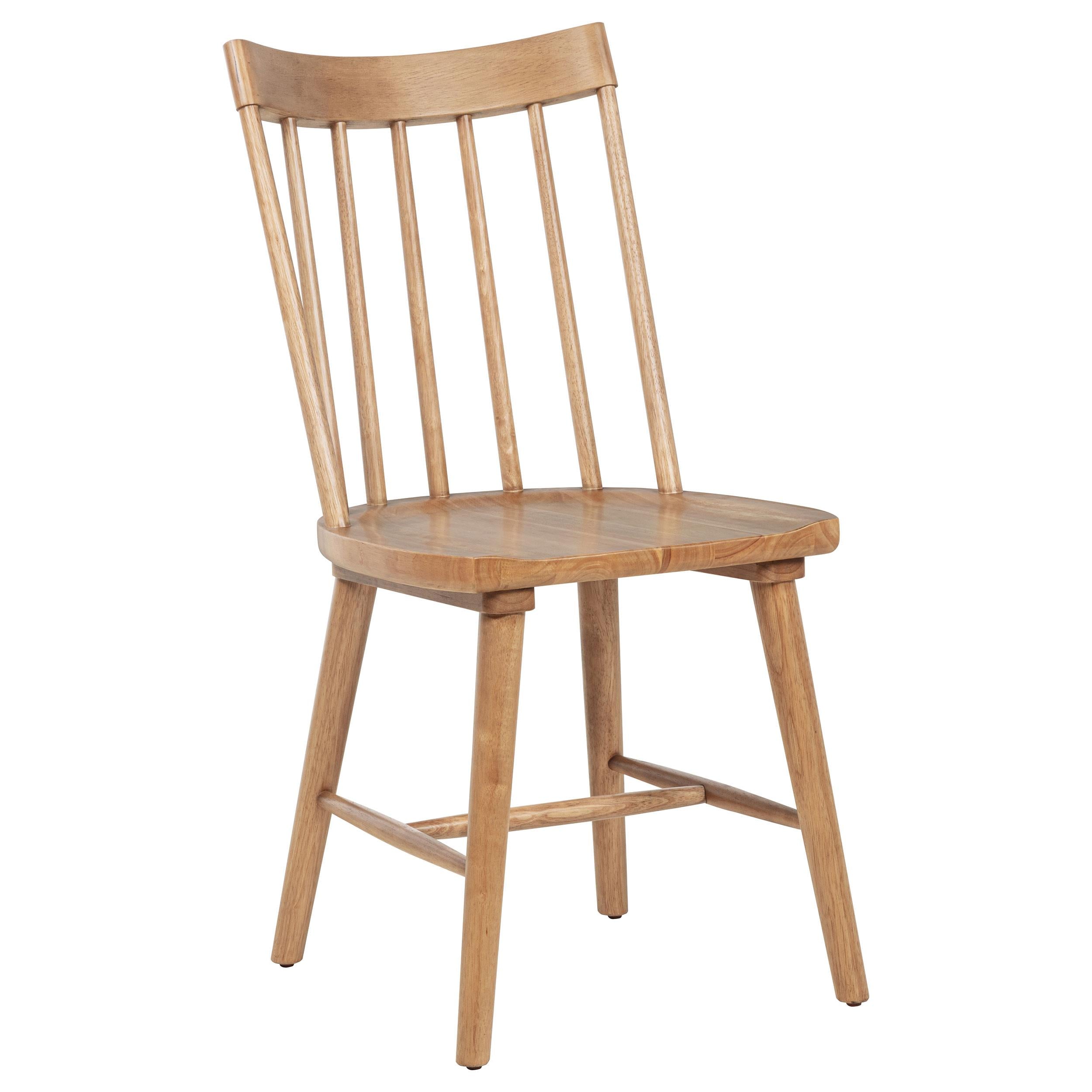  Coaster Furniture Middleton 108546NAT Set of 2 Solid Wood Dining Side Chair - Brown IMAGE 7