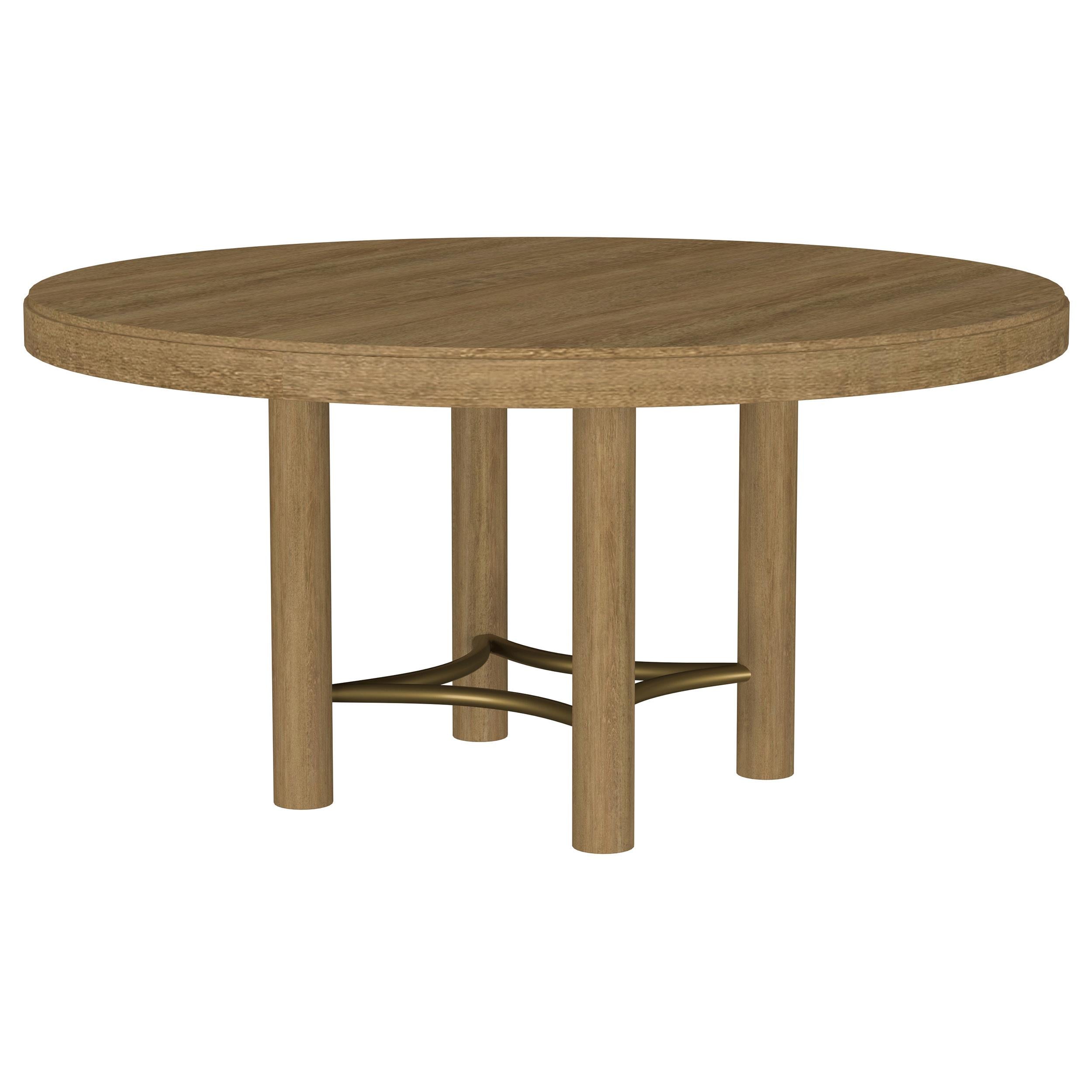  Coaster Furniture Arini 108930 60-inch Round Wood Dining Room Table - Sand Wash IMAGE 1