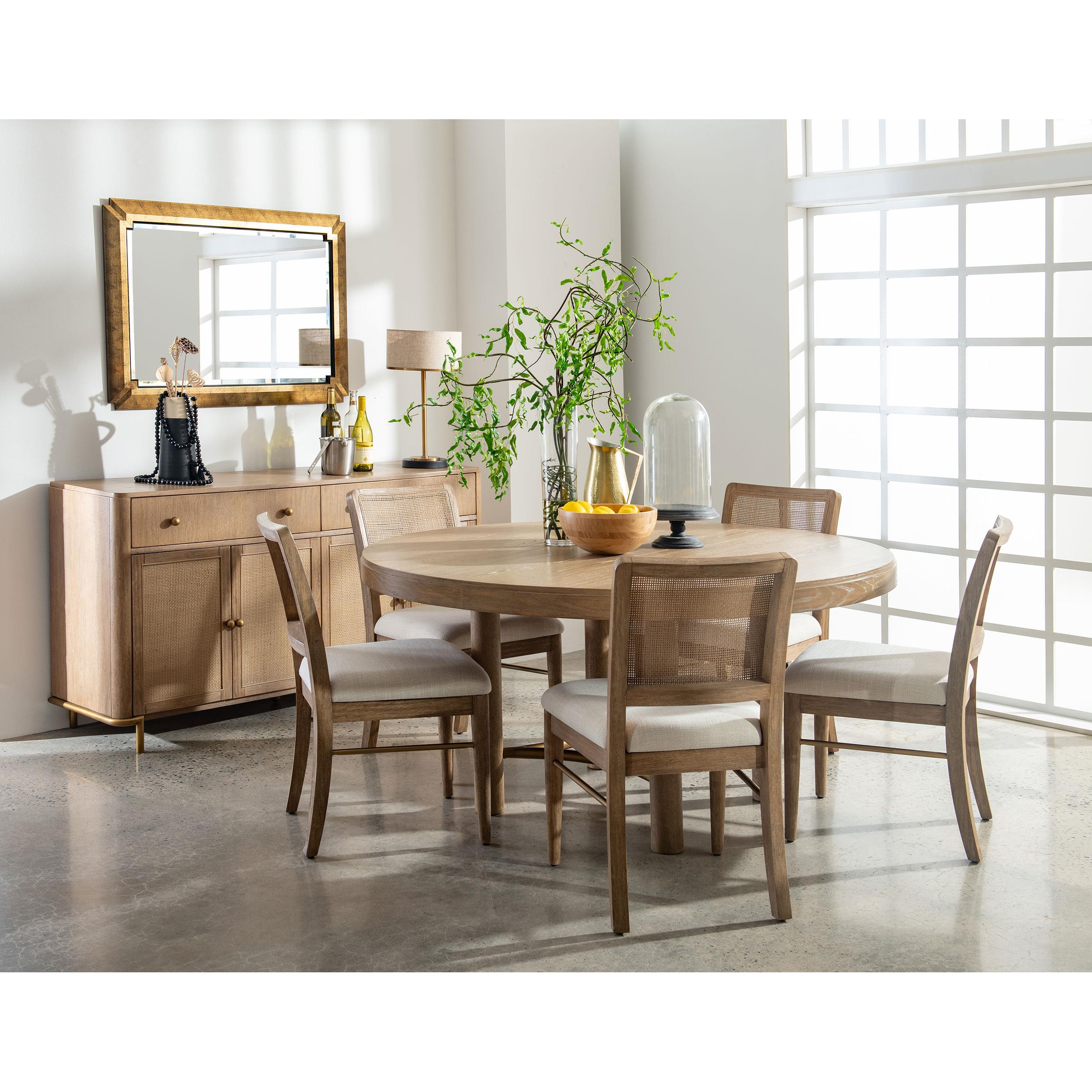  Coaster Furniture Arini 108930 60-inch Round Wood Dining Room Table - Sand Wash IMAGE 10