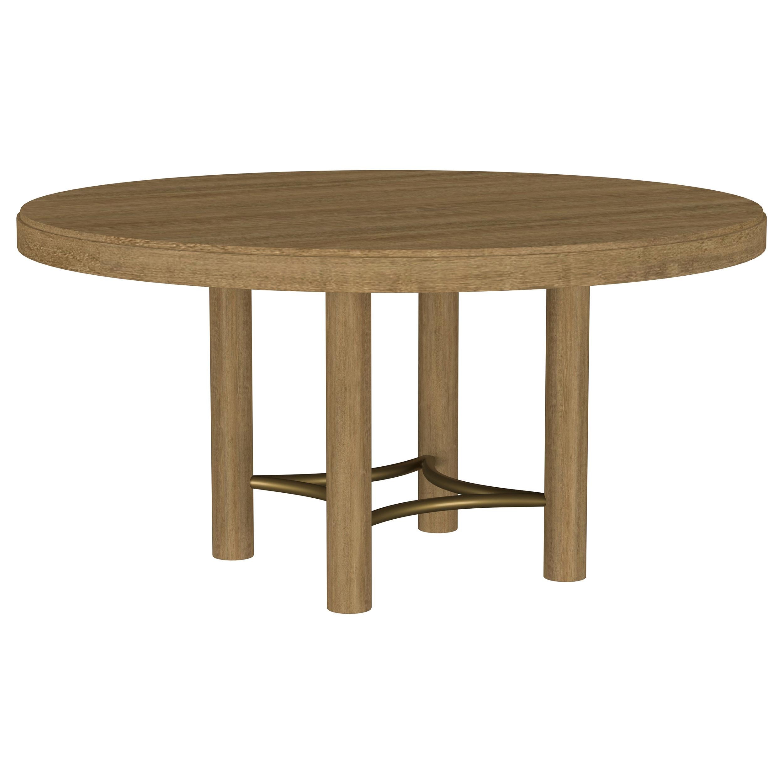  Coaster Furniture Arini 108930 60-inch Round Wood Dining Room Table - Sand Wash IMAGE 2