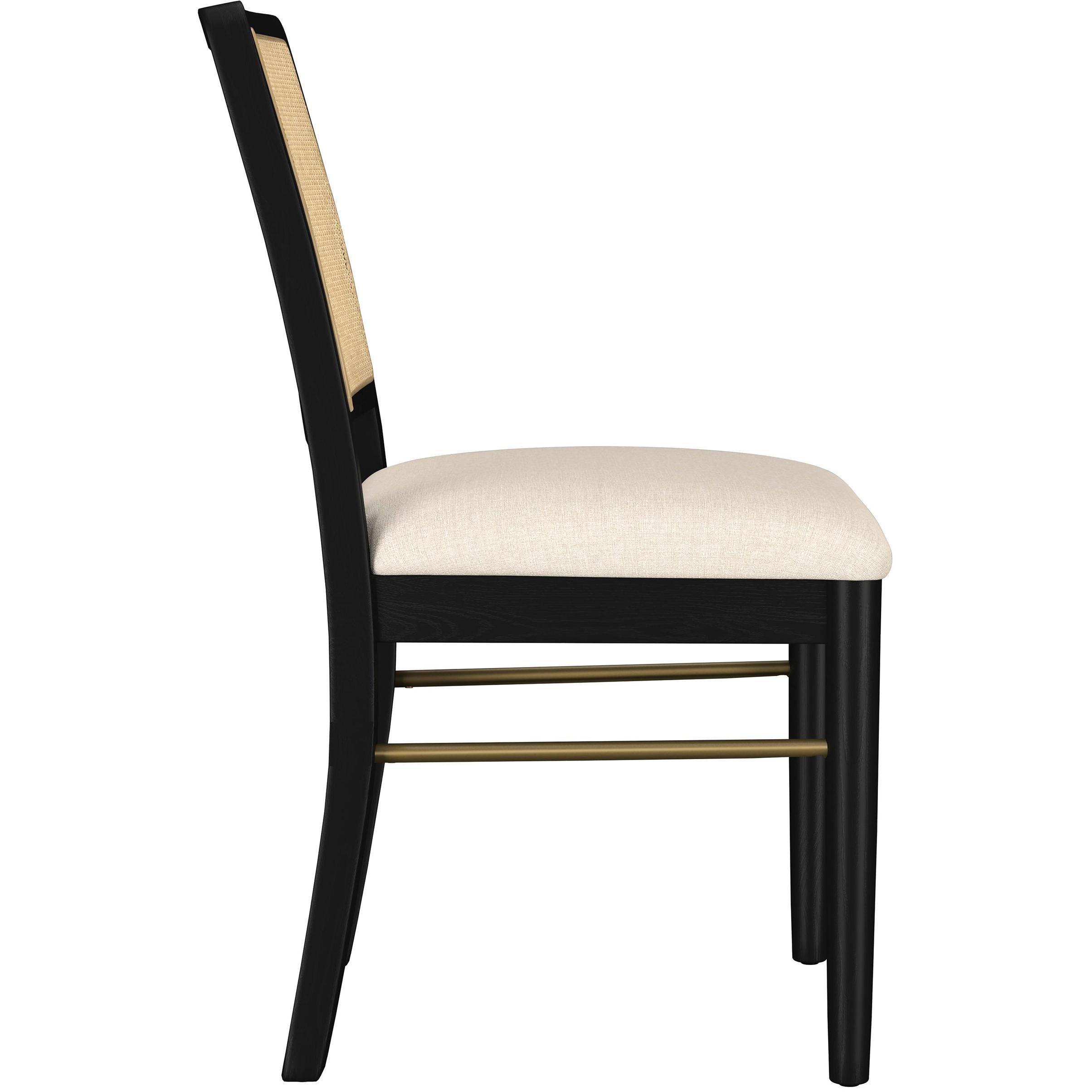  Coaster Furniture Arini 108932BLK Set of 2 Rattan Cane Dining Side Chair - Black IMAGE 10