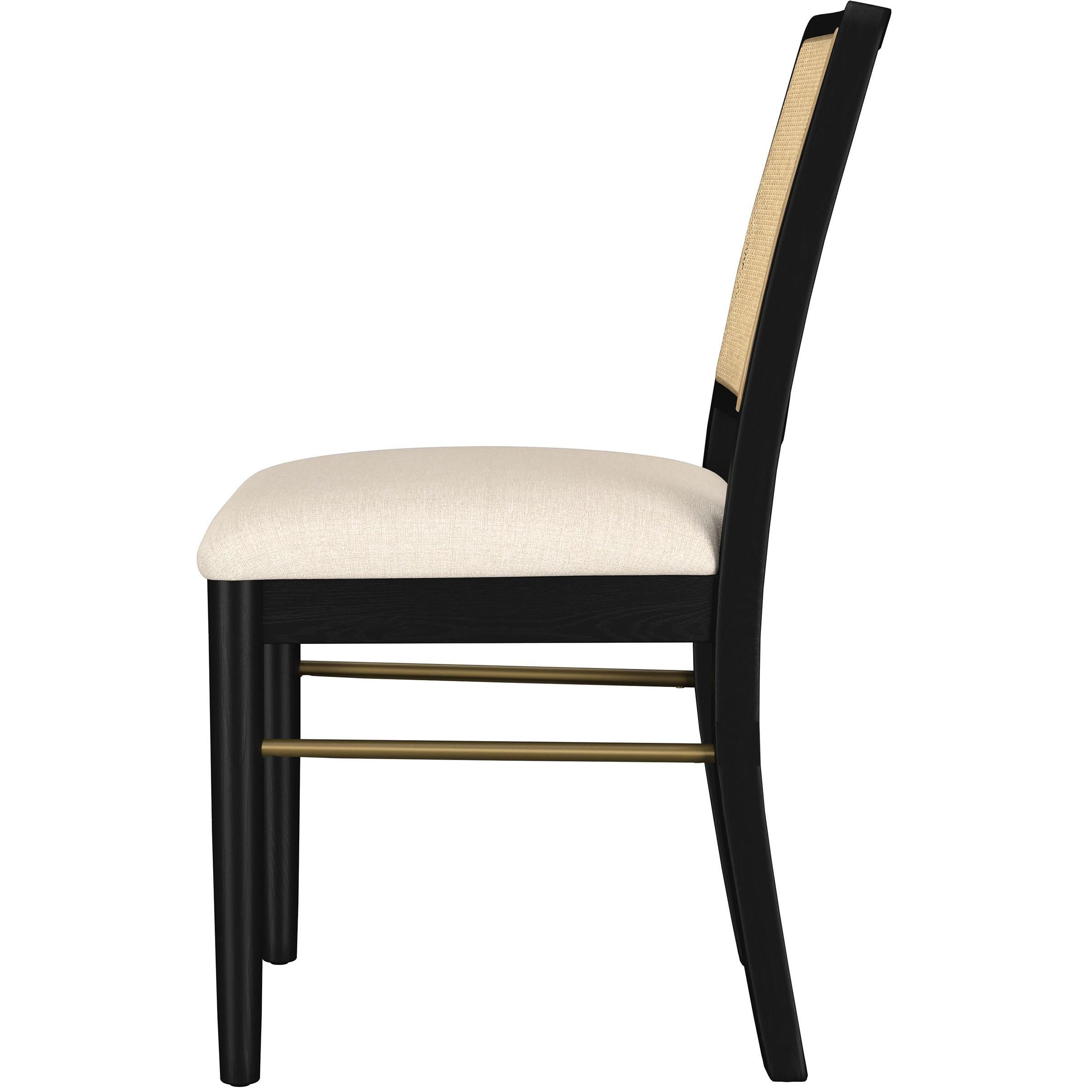  Coaster Furniture Arini 108932BLK Set of 2 Rattan Cane Dining Side Chair - Black IMAGE 6