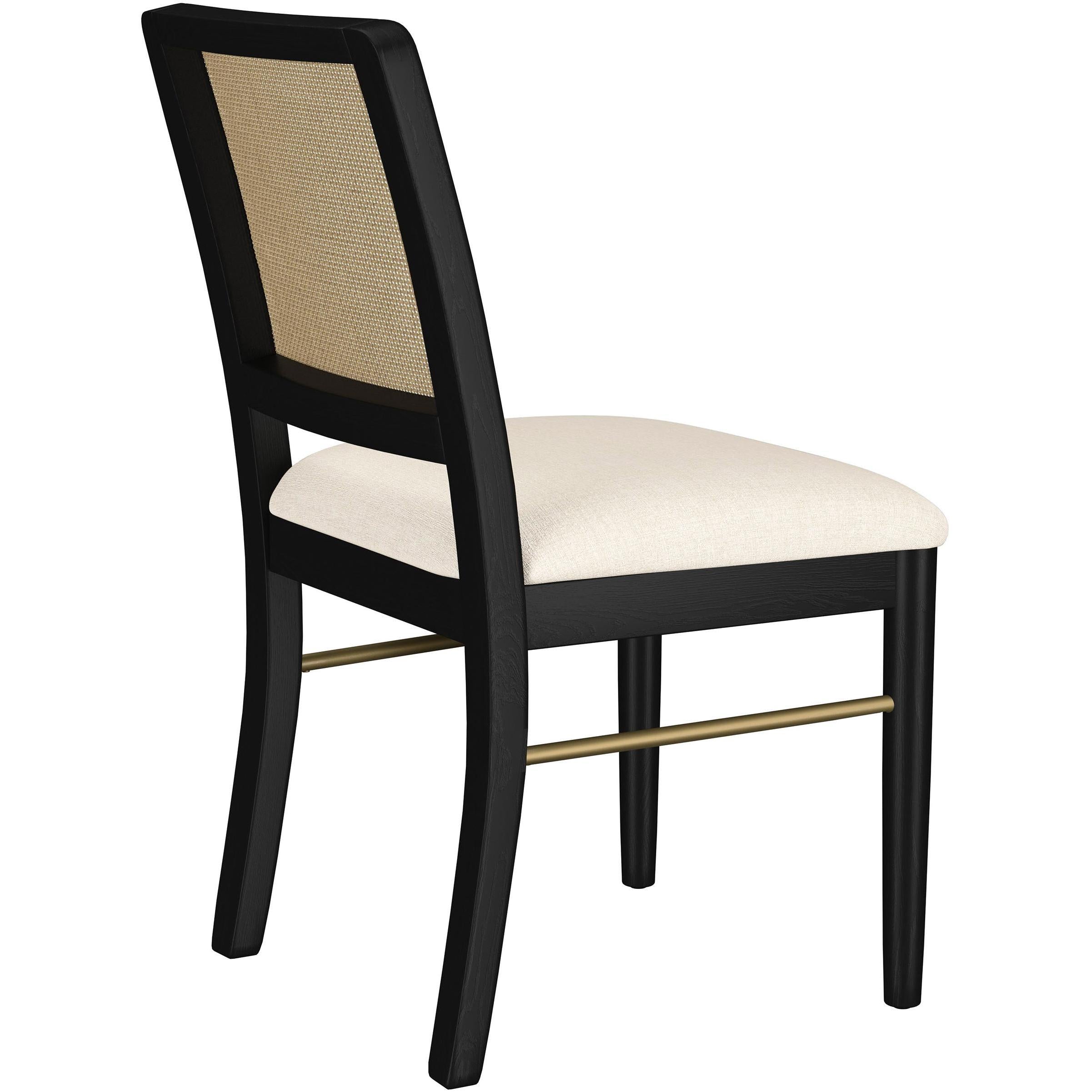  Coaster Furniture Arini 108932BLK Set of 2 Rattan Cane Dining Side Chair - Black IMAGE 9