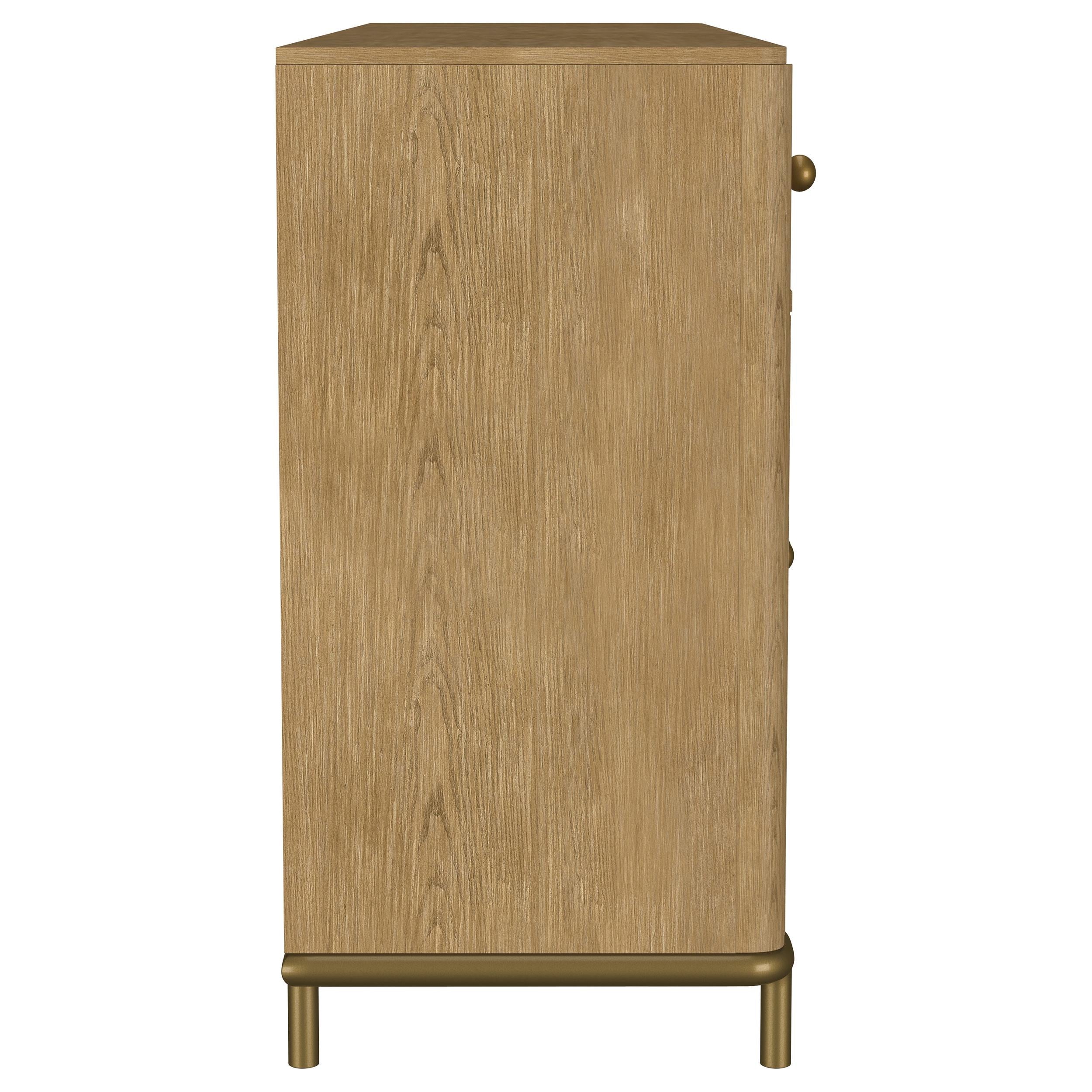  Coaster Furniture Arini 108935SWD 2-drawer Cane Door Dining Sideboard Server - Sand Wash IMAGE 12
