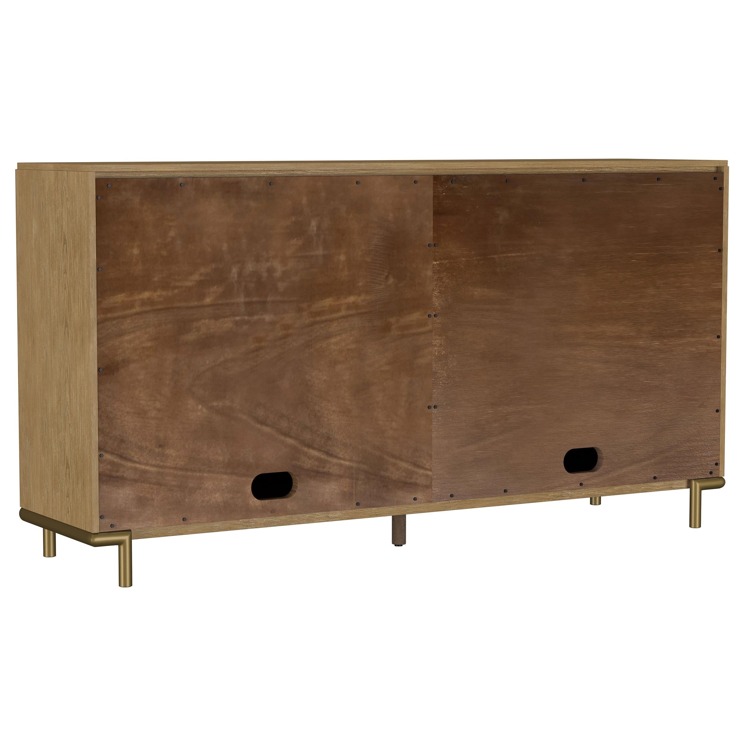  Coaster Furniture Arini 108935SWD 2-drawer Cane Door Dining Sideboard Server - Sand Wash IMAGE 4